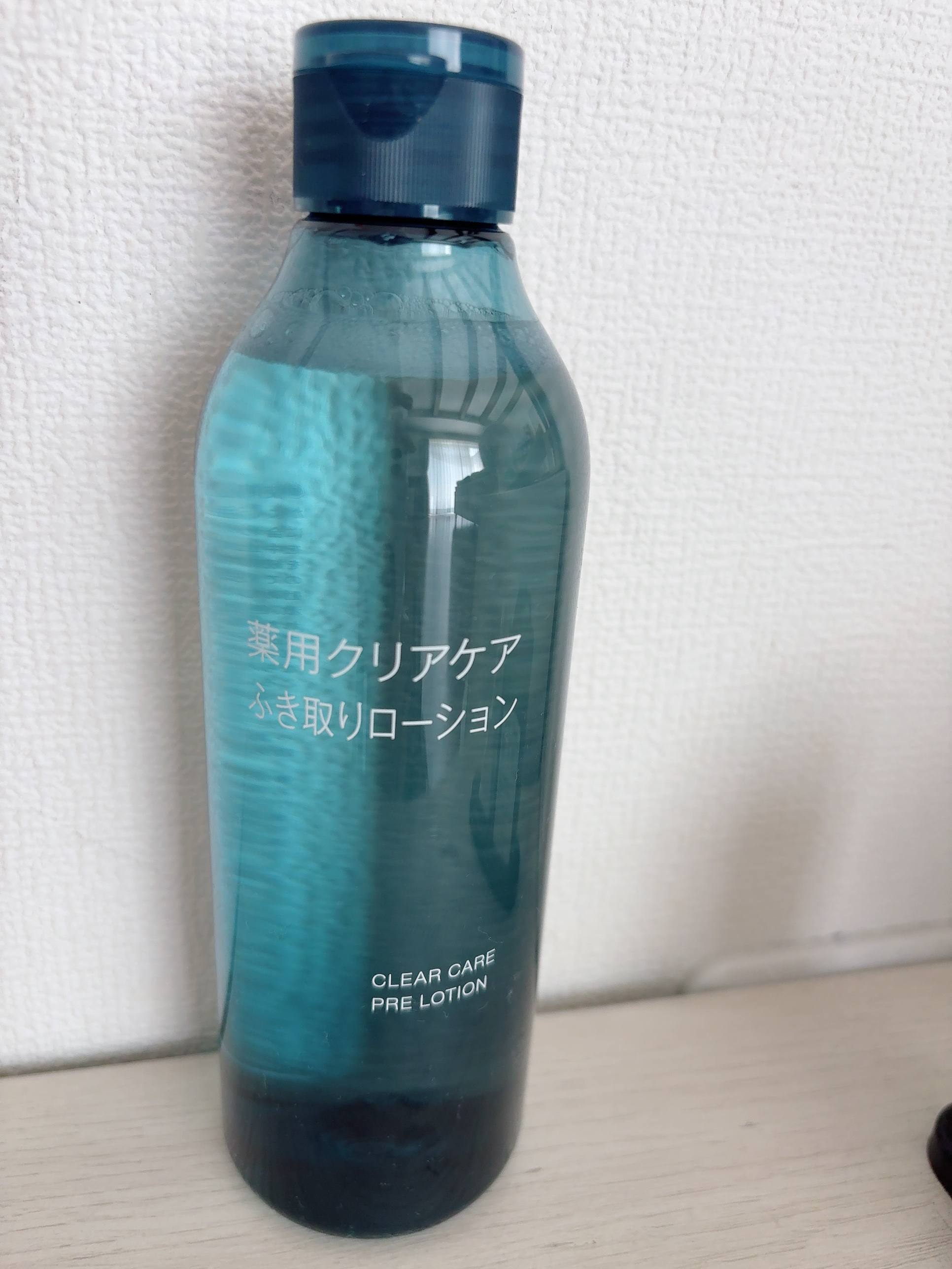 薬用クリアケアふき取りローション 本体（300ml）/無印良品/拭き取り化粧水を使ったクチコミ（1枚目）