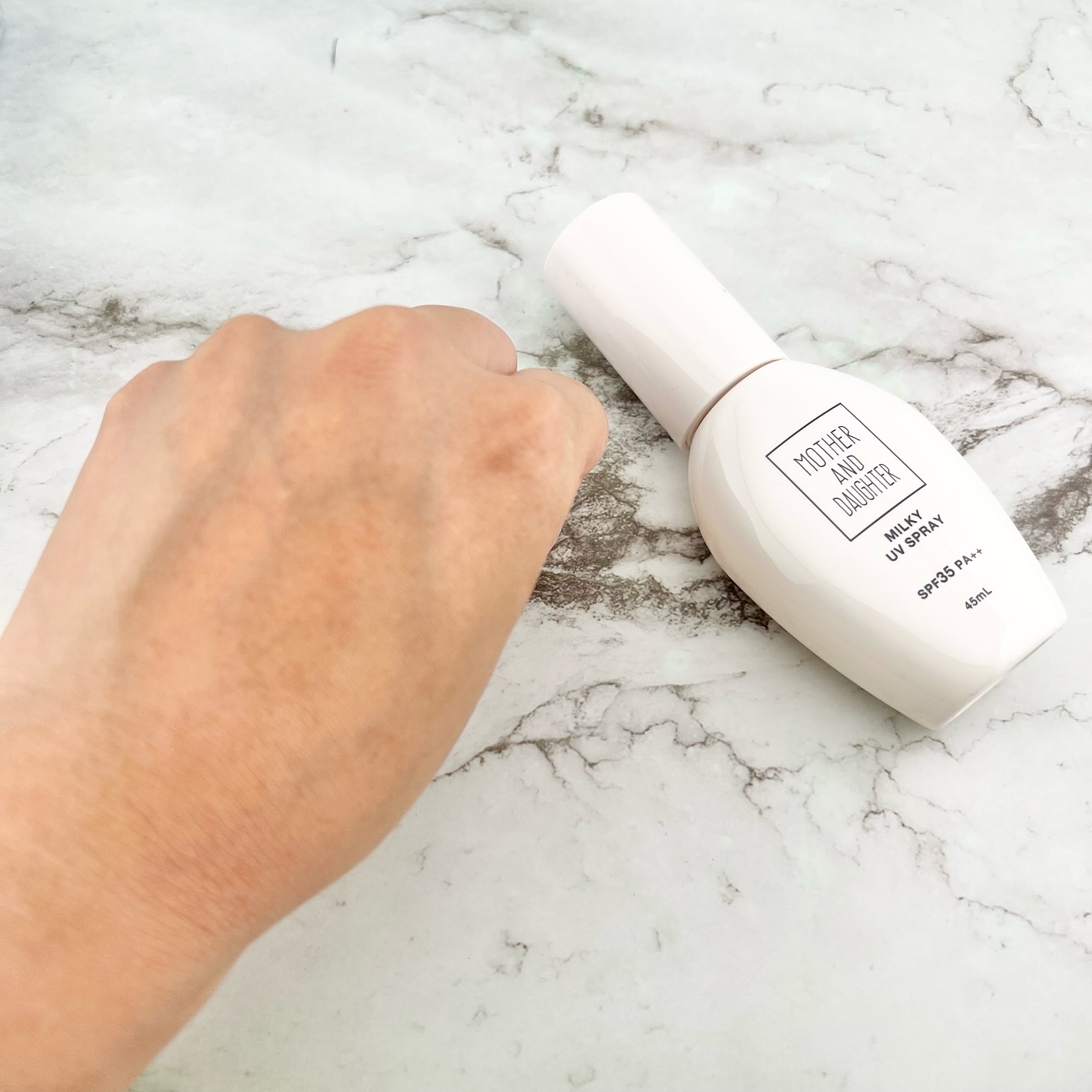 M&D ミルキーUVスプレー/Mother&Daughter/日焼け止めミスト・スプレーを使ったクチコミ（2枚目）