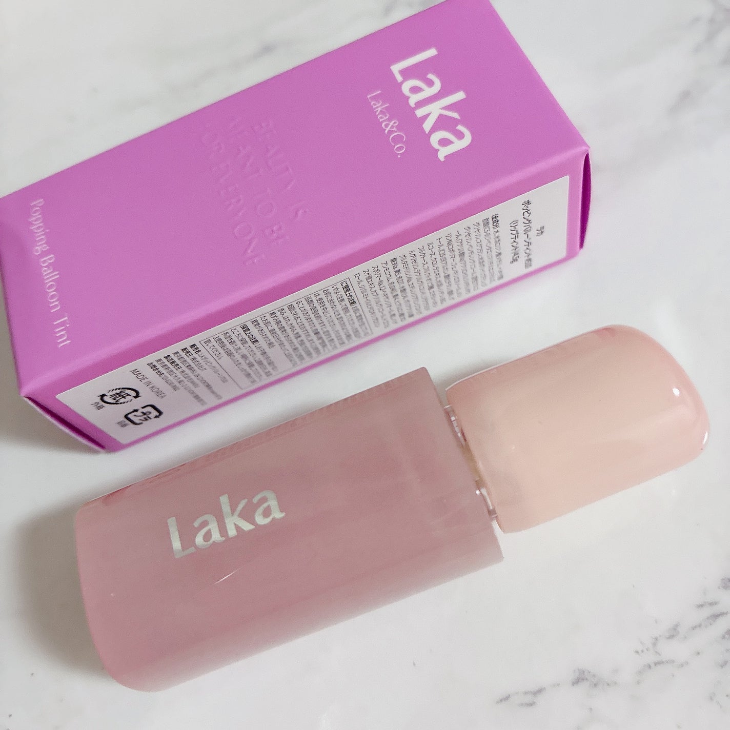 ポッピングバルーンティント/Laka/リップティントを使ったクチコミ(1枚目)