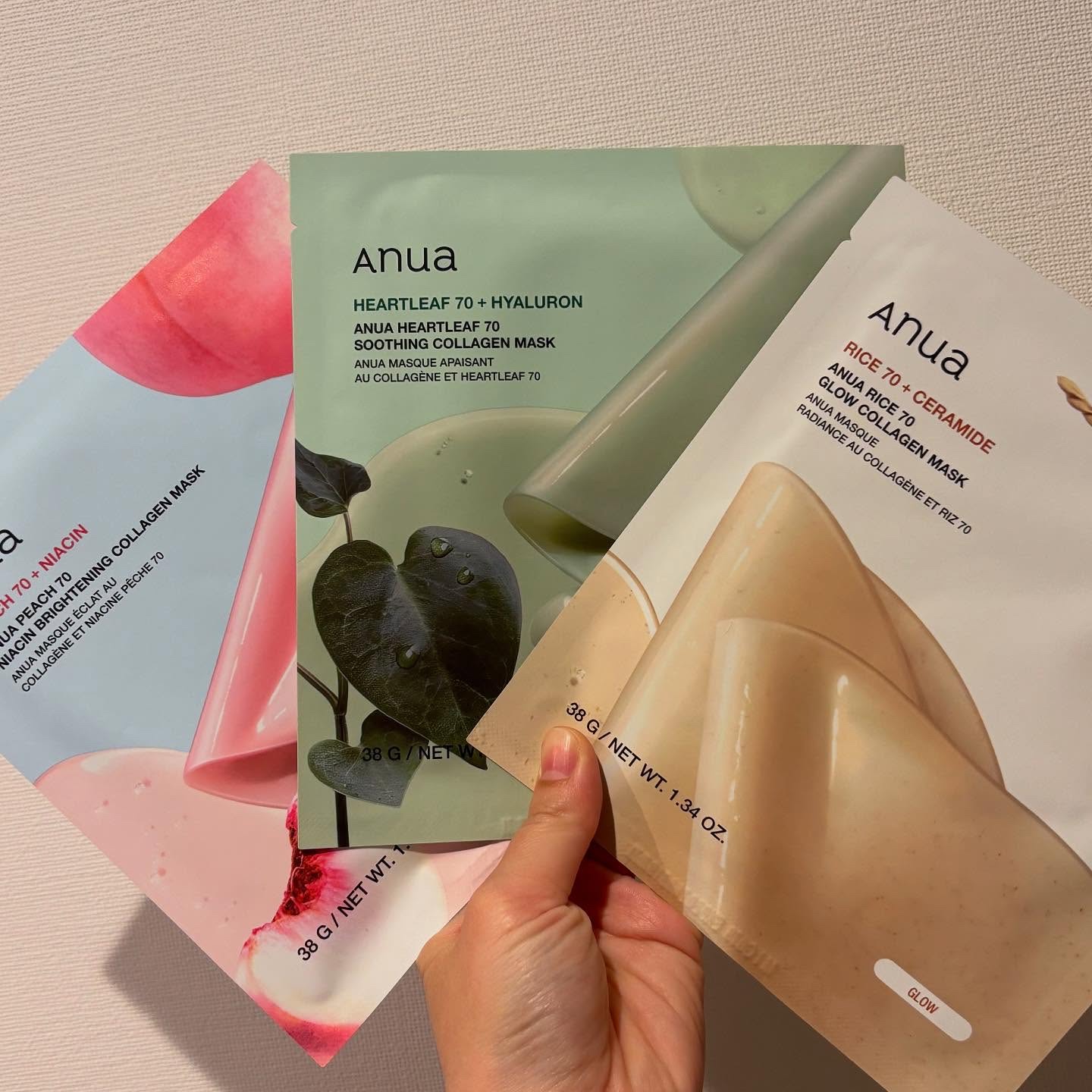 ライス70グロウコラーゲンマスク/Anua/シートマスク・パックを使ったクチコミ（1枚目）