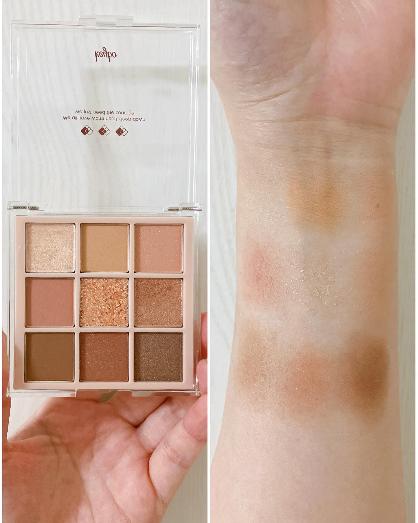 KEYBO FALL IN LOVE SHADOW PALETTE/keybo/アイシャドウパレットを使ったクチコミ（3枚目）