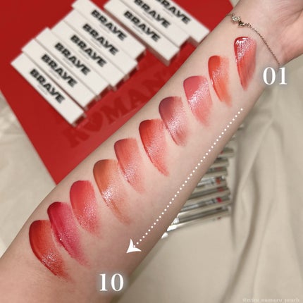 THIN GLOW TINT/BRAYE/口紅を使ったクチコミ(4枚目)