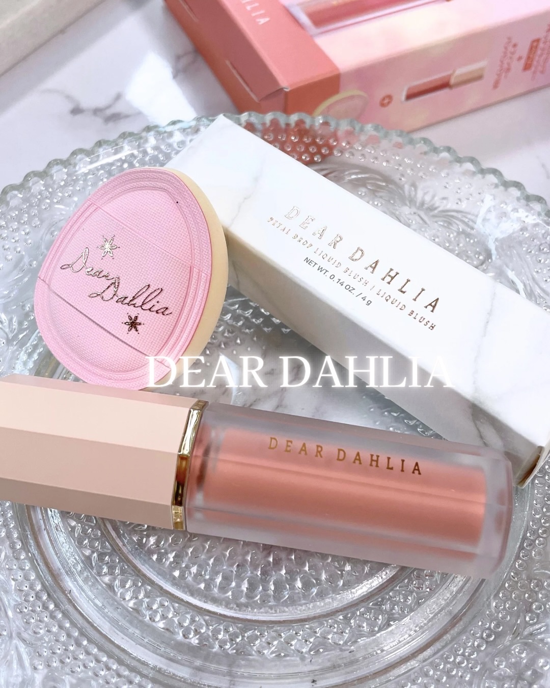 ペタルドロップリキッドブラッシャー/DEAR DAHLIA/リキッドチークを使ったクチコミ（1枚目）