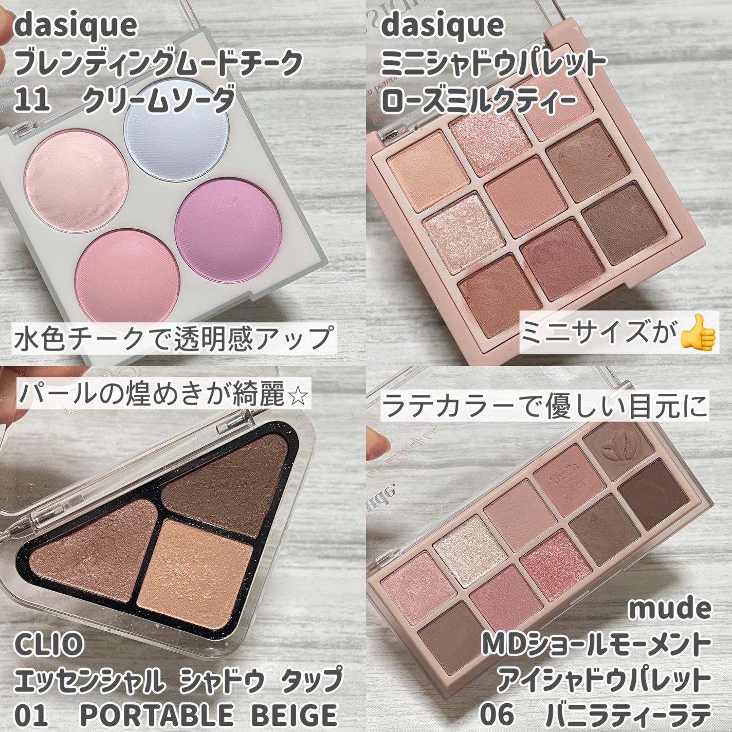 MDショールモーメント アイシャドウパレット/mude/アイシャドウパレットを使ったクチコミ(2枚目)