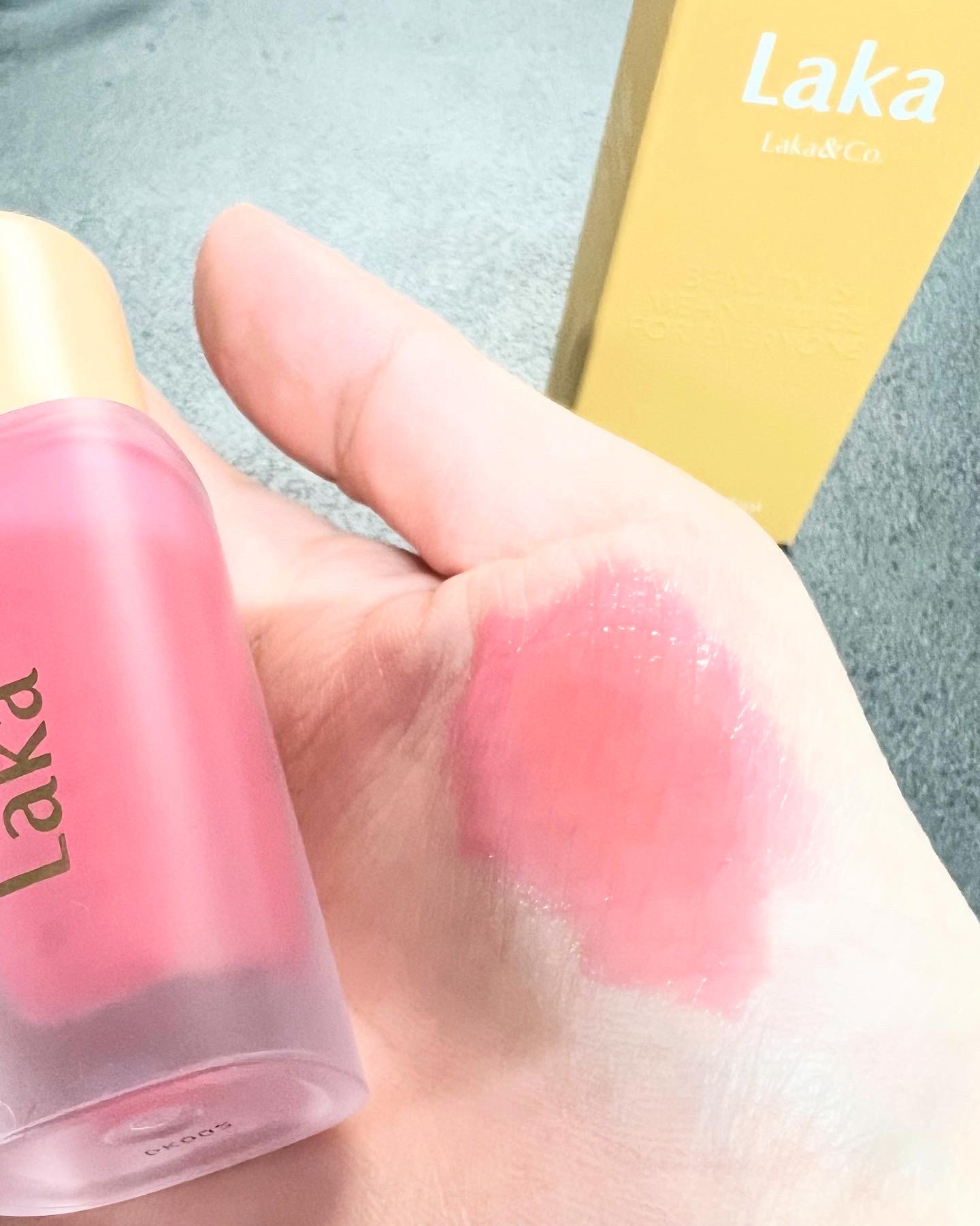 フルーティーグラムティント 119 ドリーミング/Laka/リップティントを使ったクチコミ（2枚目）
