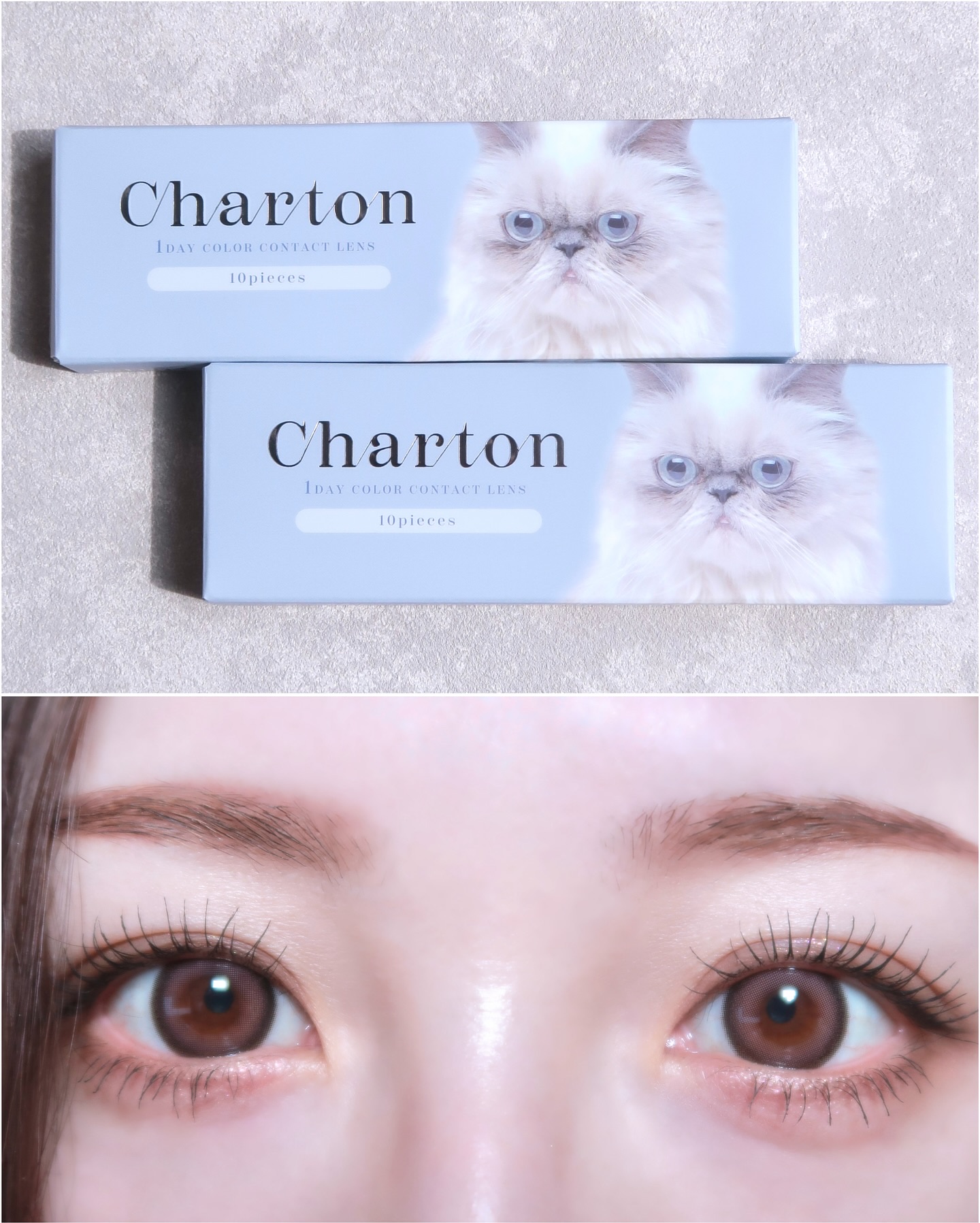 Charton 1day/Charton/ワンデー（１DAY）カラコンを使ったクチコミ（3枚目）