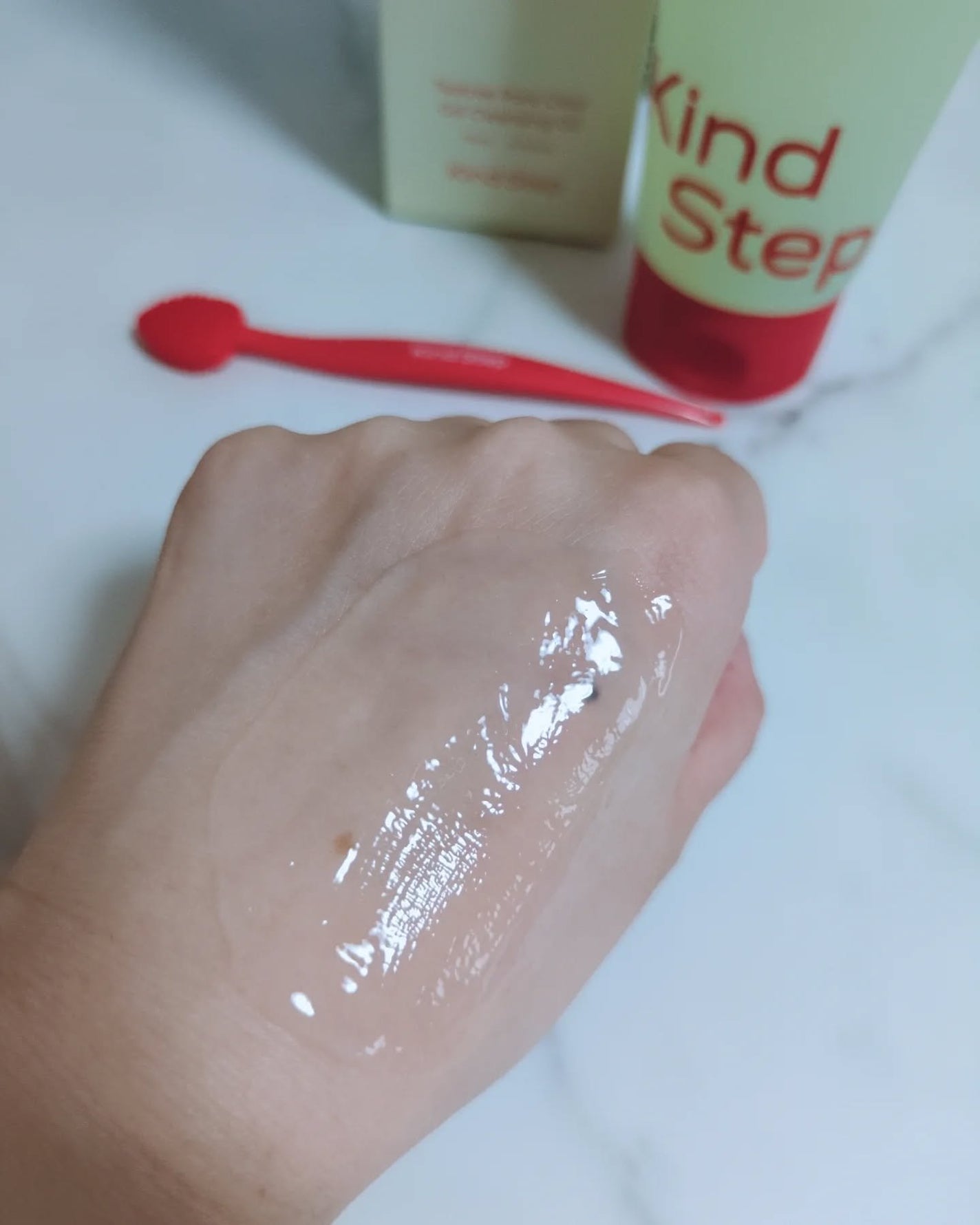 ティーツリージェルクレンジングオイル/KindStep/クレンジングジェルを使ったクチコミ(4枚目)