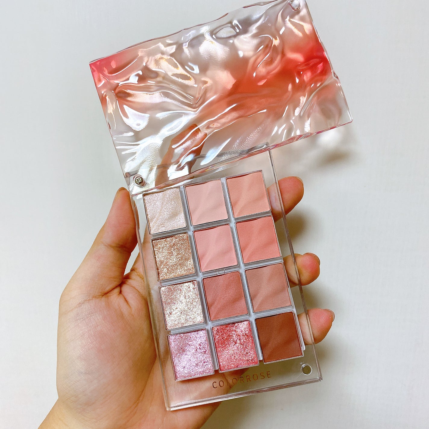 水面アイシャドウパレット/COLORROSE/アイシャドウパレットを使ったクチコミ(1枚目)