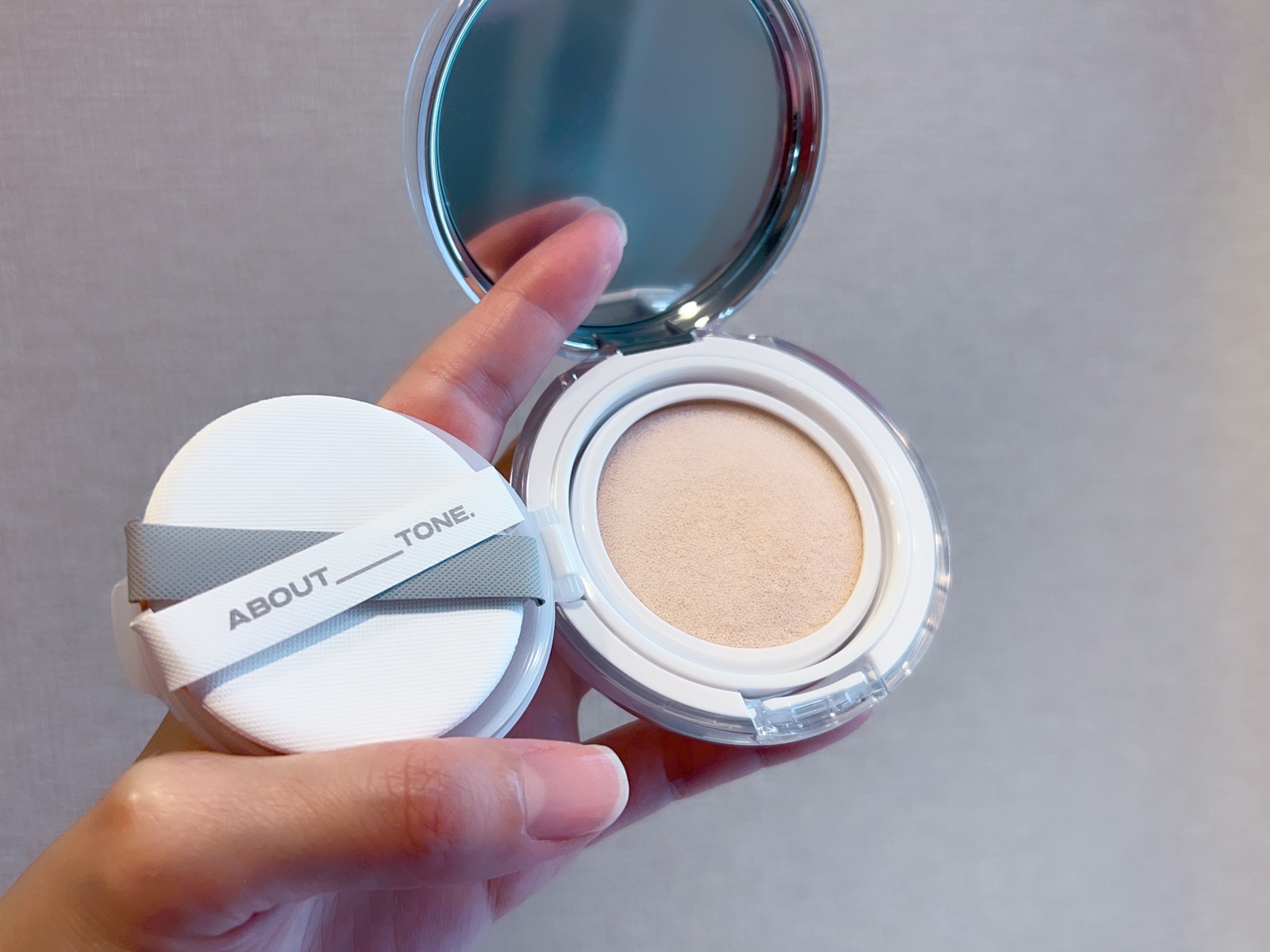 スキンレイヤーフィットクッション/ABOUT TONE/クッションファンデーションを使ったクチコミ（3枚目）