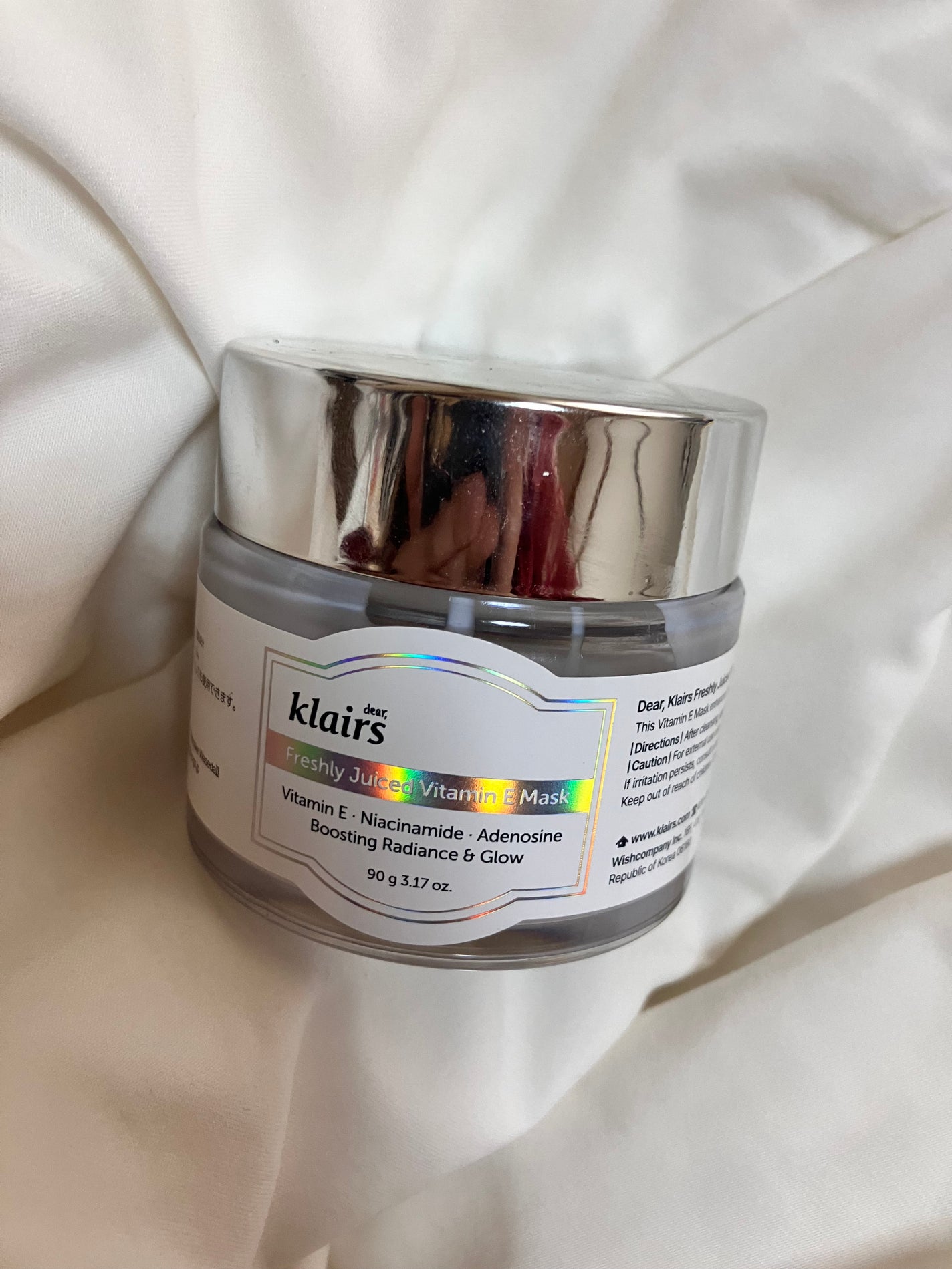 フレッシュリージュースドビタミンEマスク(90g)/Klairs/フェイスクリームを使ったクチコミ(1枚目)