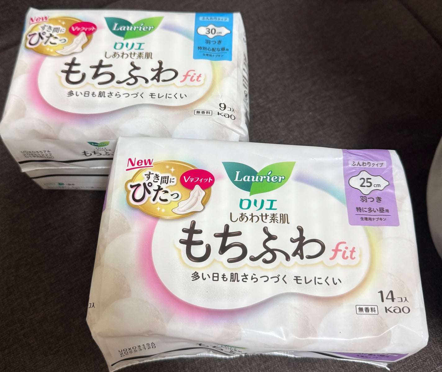 ロリエ もちふわ fit 25cm 羽つき 14コ入 (医薬部外品 )/ロリエ/ナプキンを使ったクチコミ(1枚目)