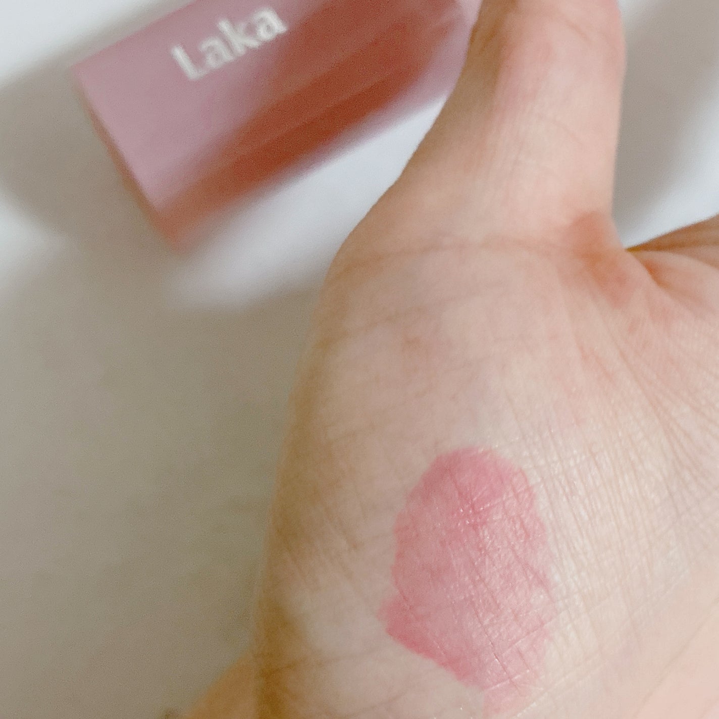 ポッピングバルーンティント/Laka/リップティントを使ったクチコミ(4枚目)