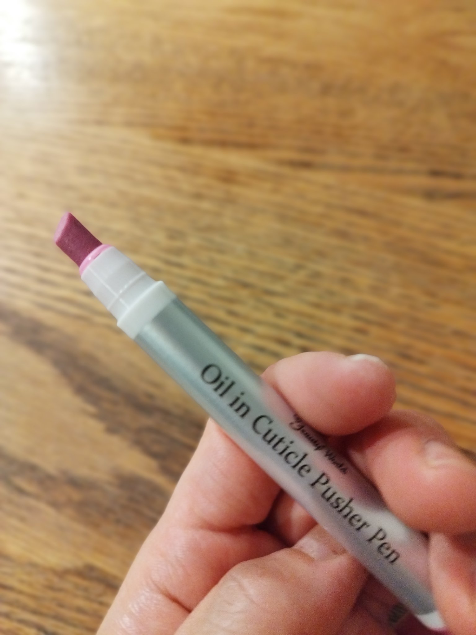 オイルインキューティクルプッシャーペン/ビューティーワールド/ネイル用品を使ったクチコミ（3枚目）