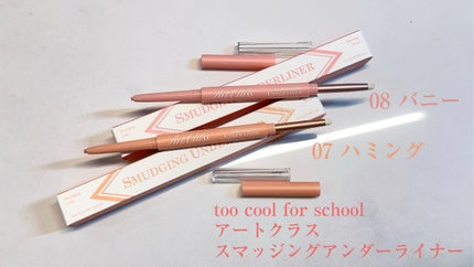 アートクラス スマージングアンダーライナー/too cool for school/ペンシルアイライナーを使ったクチコミ(1枚目)