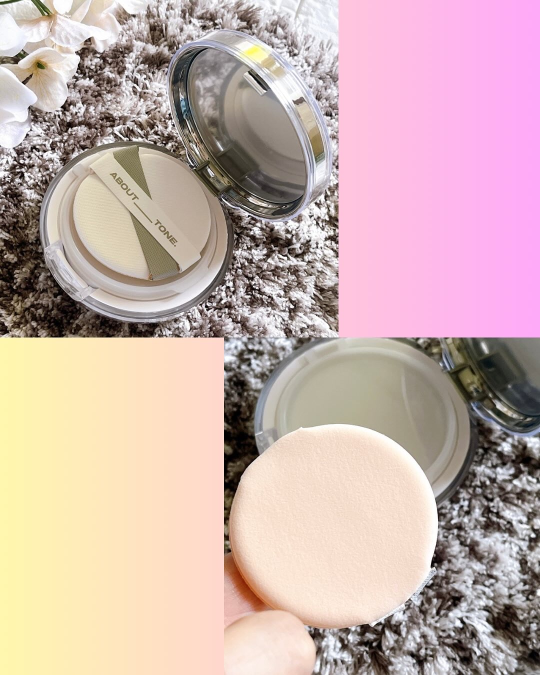 スキンレイヤーフィットクッション/ABOUT TONE/クッションファンデーションを使ったクチコミ（3枚目）