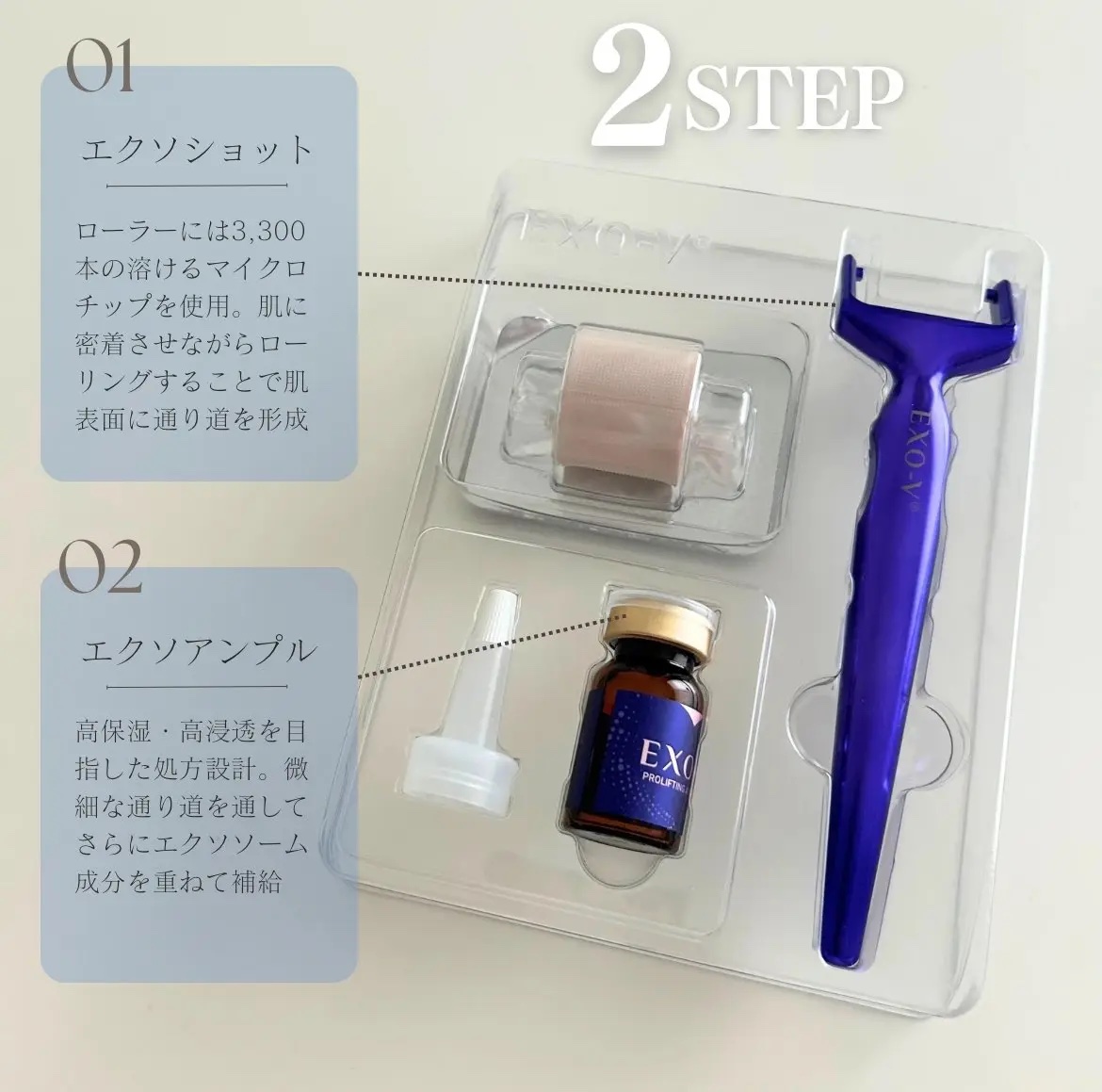 EXO−Vプロリフティング MTSアンプル/id PLACOSMETICS/美容液を使ったクチコミ（2枚目）