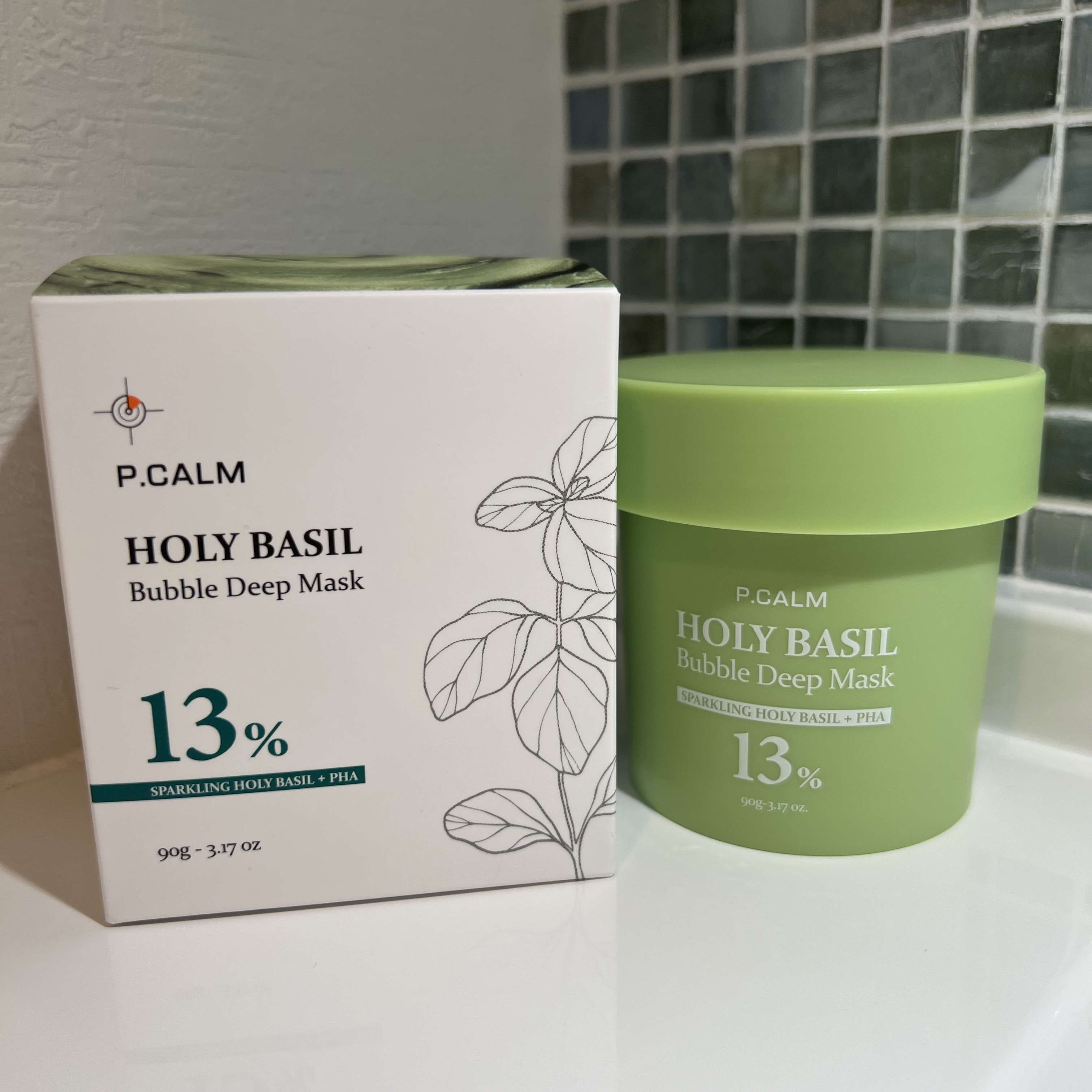 ホーリーバジル炭酸バブルパック/P.CALM/洗い流すパック・マスクを使ったクチコミ（1枚目）