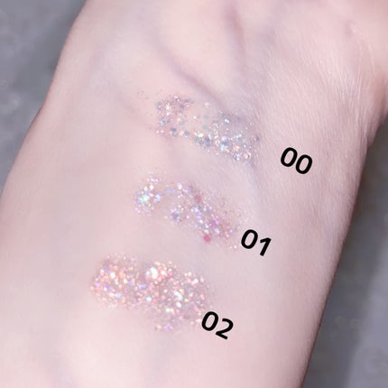 グリッターアイシャドウ/Dear.A/グリッターを使ったクチコミ(4枚目)