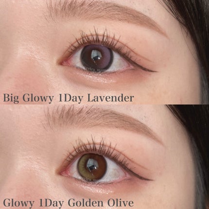 Glowy 1day/OLENS/ワンデー(1DAY)カラコンを使ったクチコミ(4枚目)