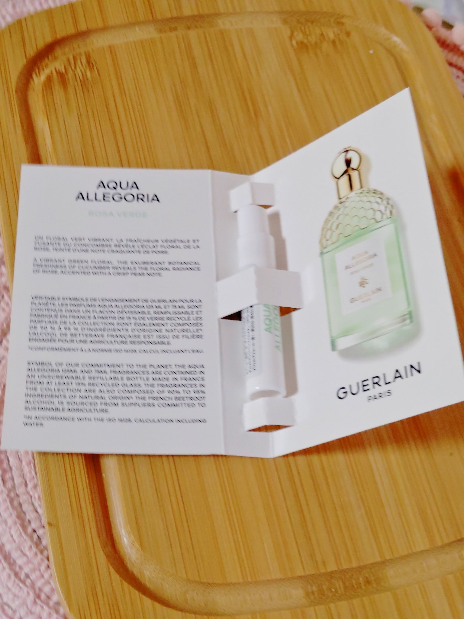 アクア アレゴリア ローザ ヴェルデ/GUERLAIN/香水(その他)を使ったクチコミ（2枚目）
