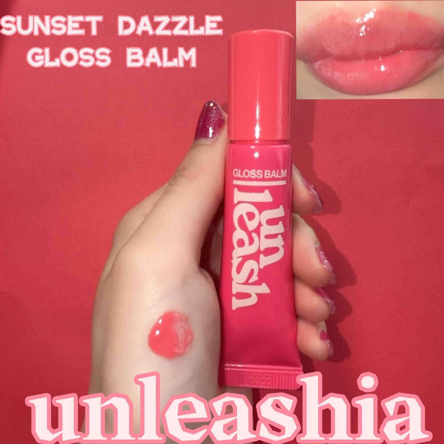 Sunset Dazzle Gloss Balm No.3 イビザ/unleashia/リップグロスを使ったクチコミ（1枚目）