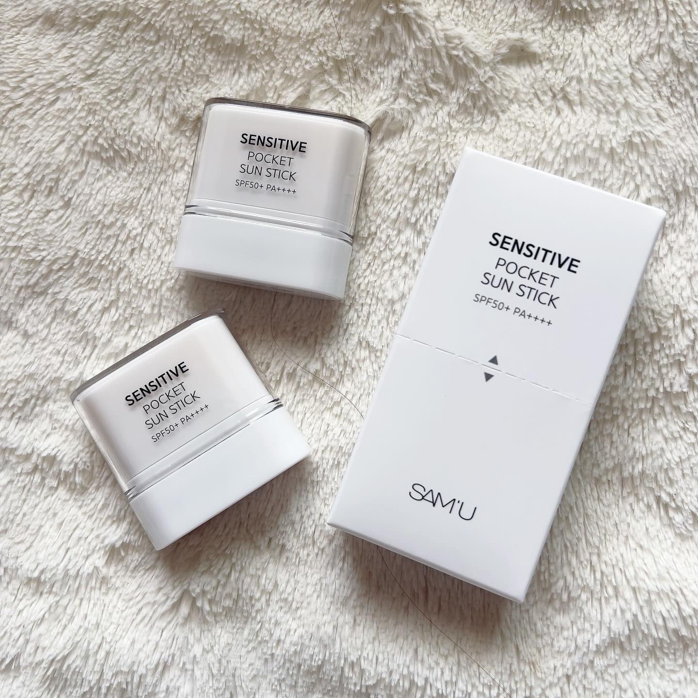 センシティブポケットサンスティック/SAM'U/日焼け止めスティックを使ったクチコミ（1枚目）