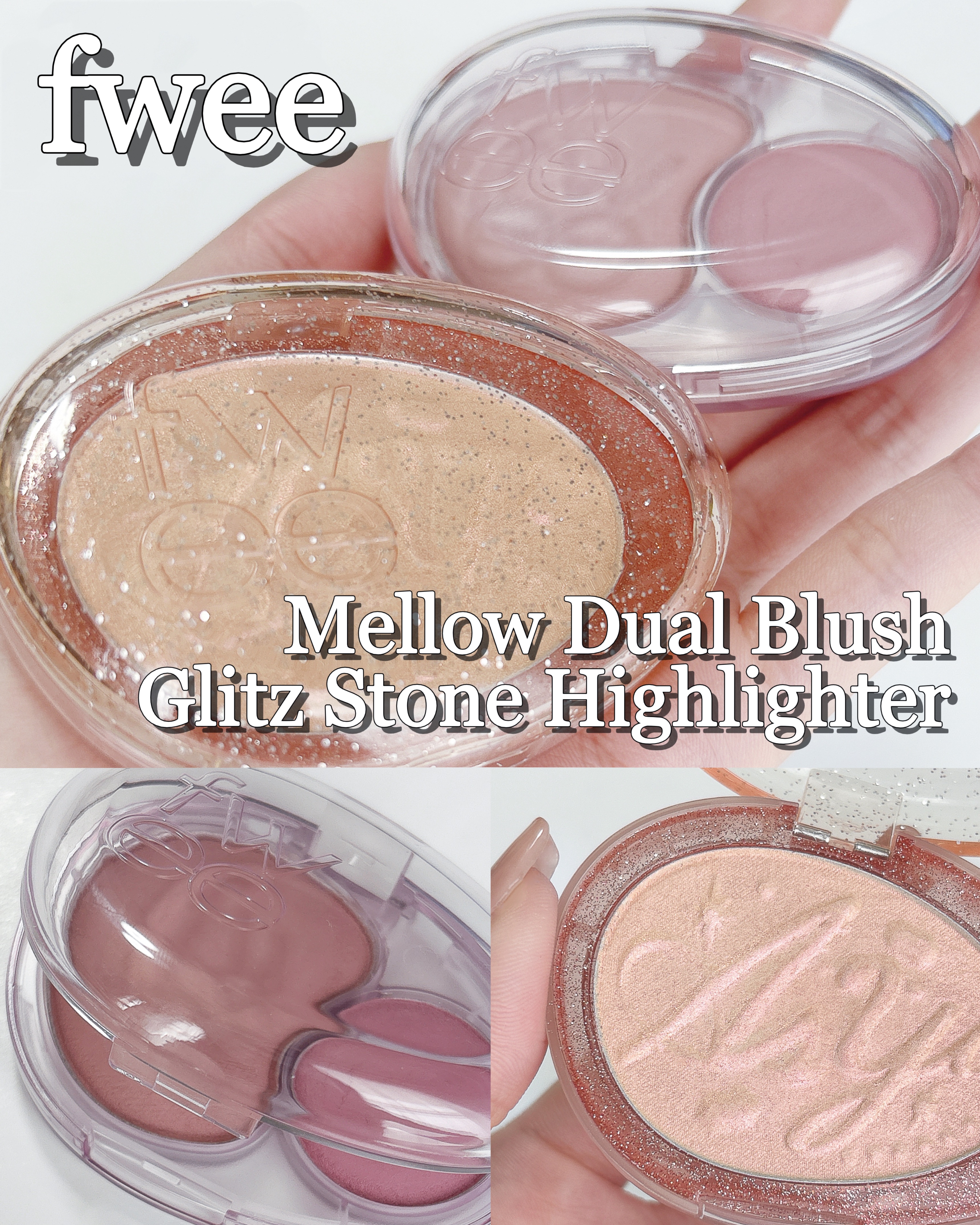 デュアルチークメロウ/fwee/ジェル・クリームチークを使ったクチコミ（1枚目）