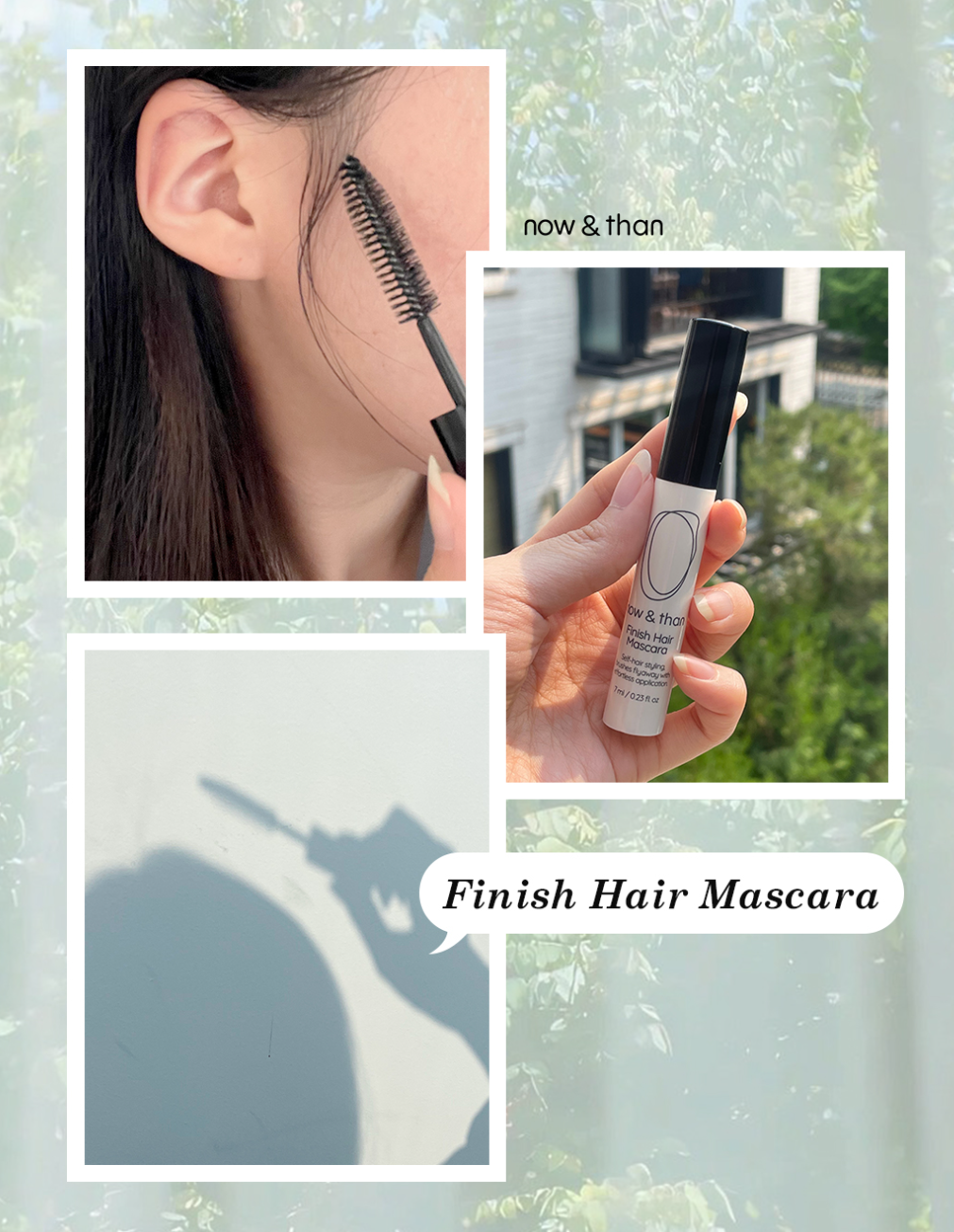 フィニッシュヘアマスカラ/now & than(ナウアンドダン)/その他スタイリングを使ったクチコミ(1枚目)