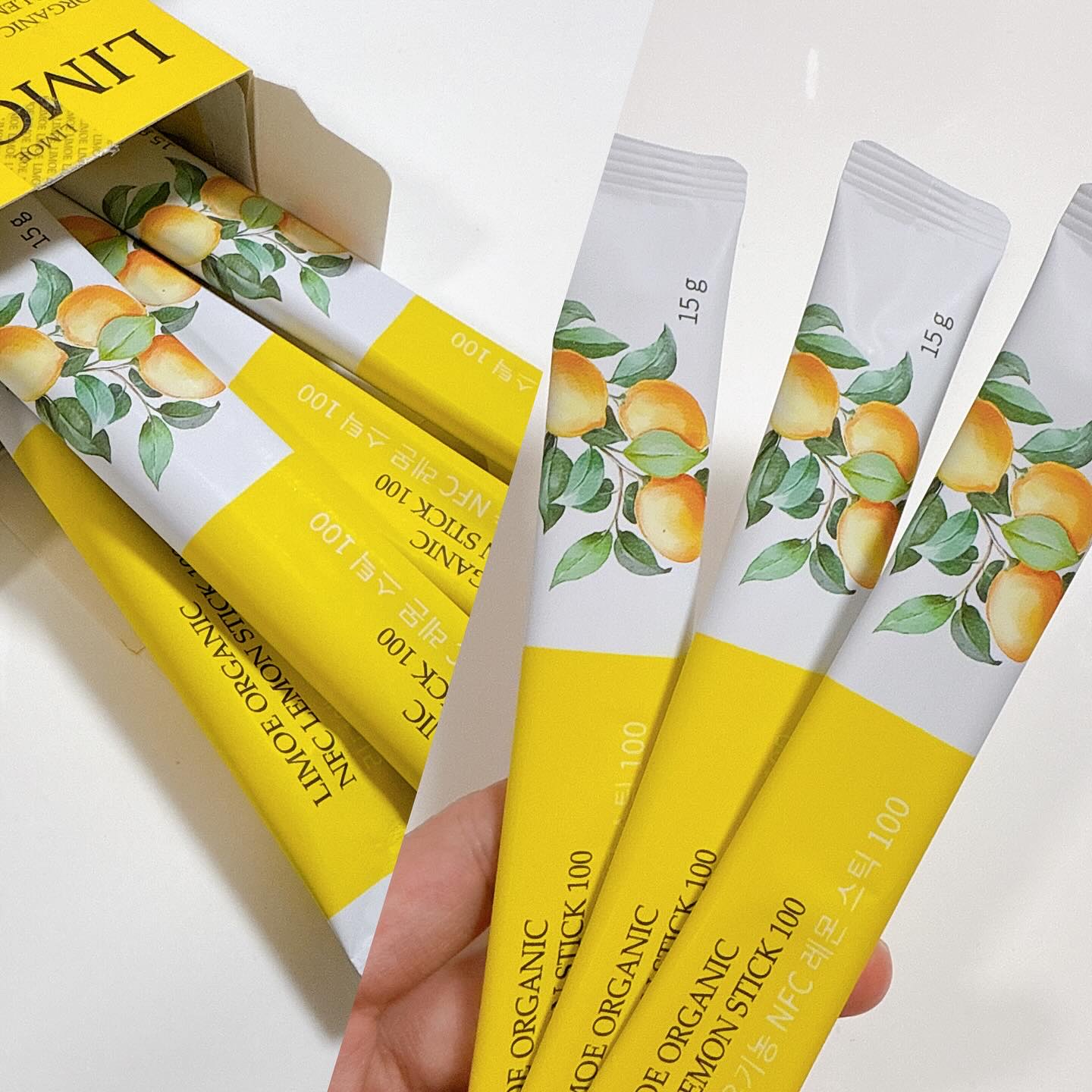 Organic NFC Lemon Stick 100/LIMOE /野菜ジュースを使ったクチコミ（3枚目）