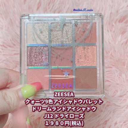 クォーツ 9色アイシャドウパレット(ドリームランドアイシャドウ)/ZEESEA/アイシャドウパレットを使ったクチコミ(2枚目)