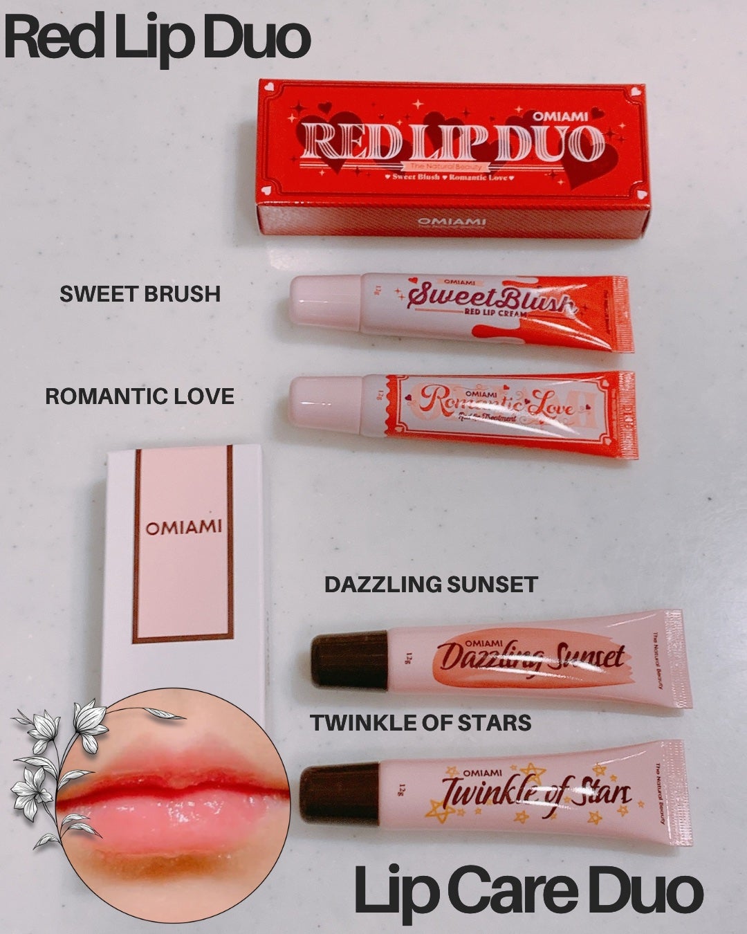 469maki on LIPS 「【OMIAMIのリップデュオ2種をお試ししました💄】ご縁があり..」(2枚目)