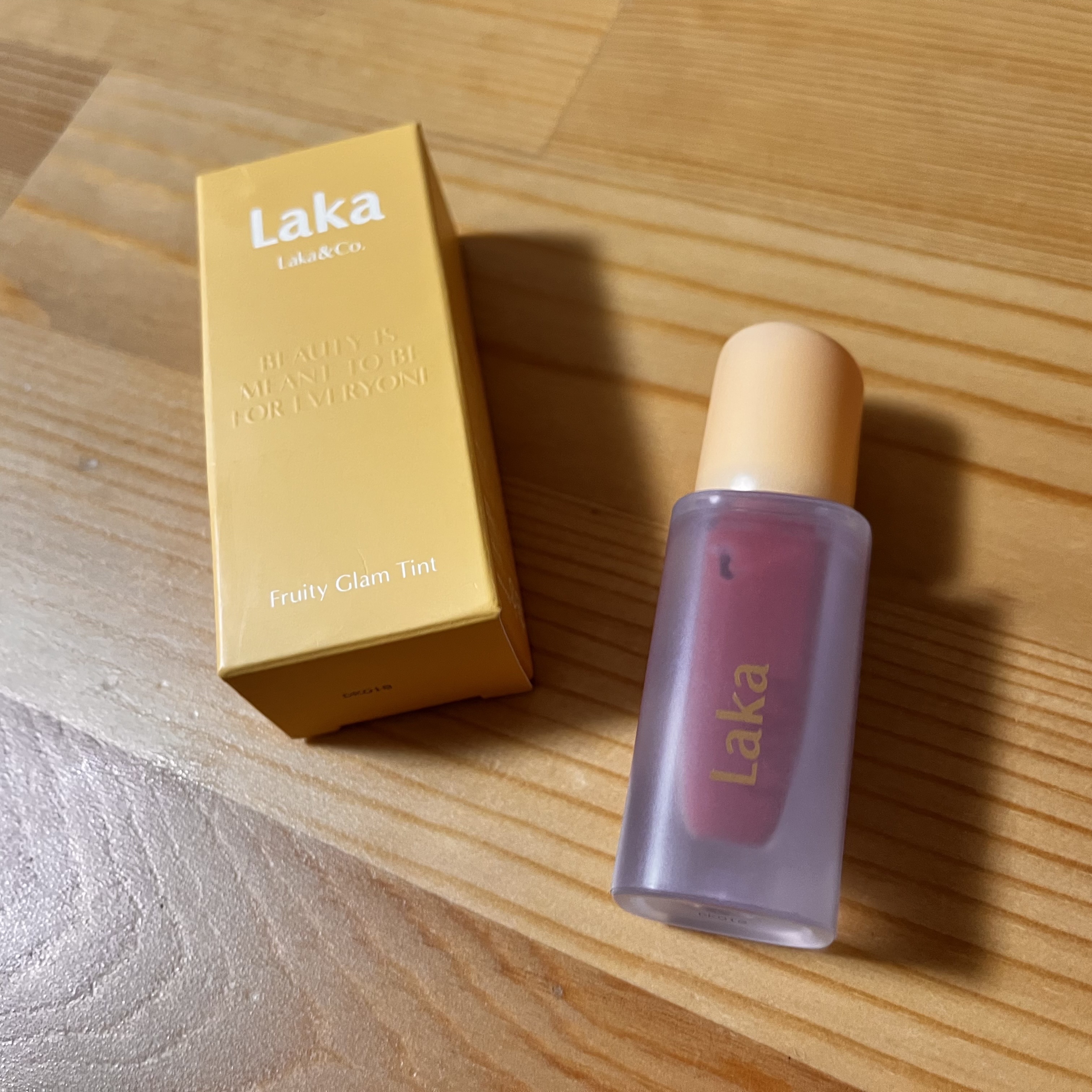 フルーティーグラムティント/Laka/リップティントを使ったクチコミ（1枚目）