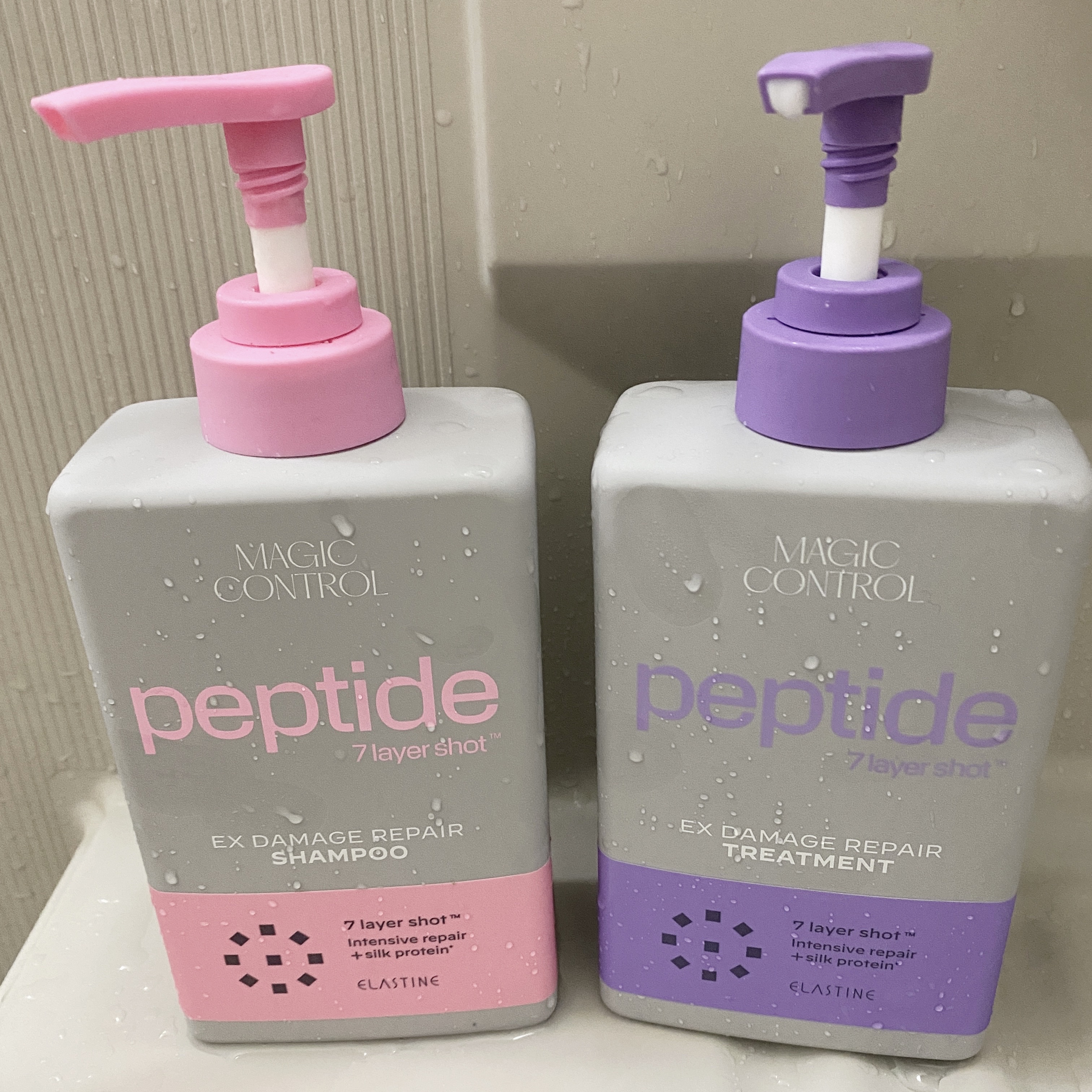 ELASTINE ELASTINE マジックコントロール ダメージケア シャンプー/トリートメントのクチコミ「ドンコス フェスティバル2025SSで頂きました！

【使った商品】
ELASTINE マジッ.....」（3枚目）