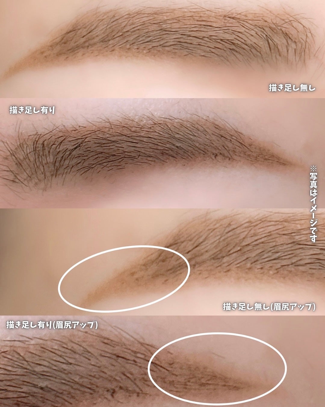 くれ竹 お化粧ふでぺん 眉毛用 毛筆極細/くれ竹 /リキッドアイブロウを使ったクチコミ(8枚目)