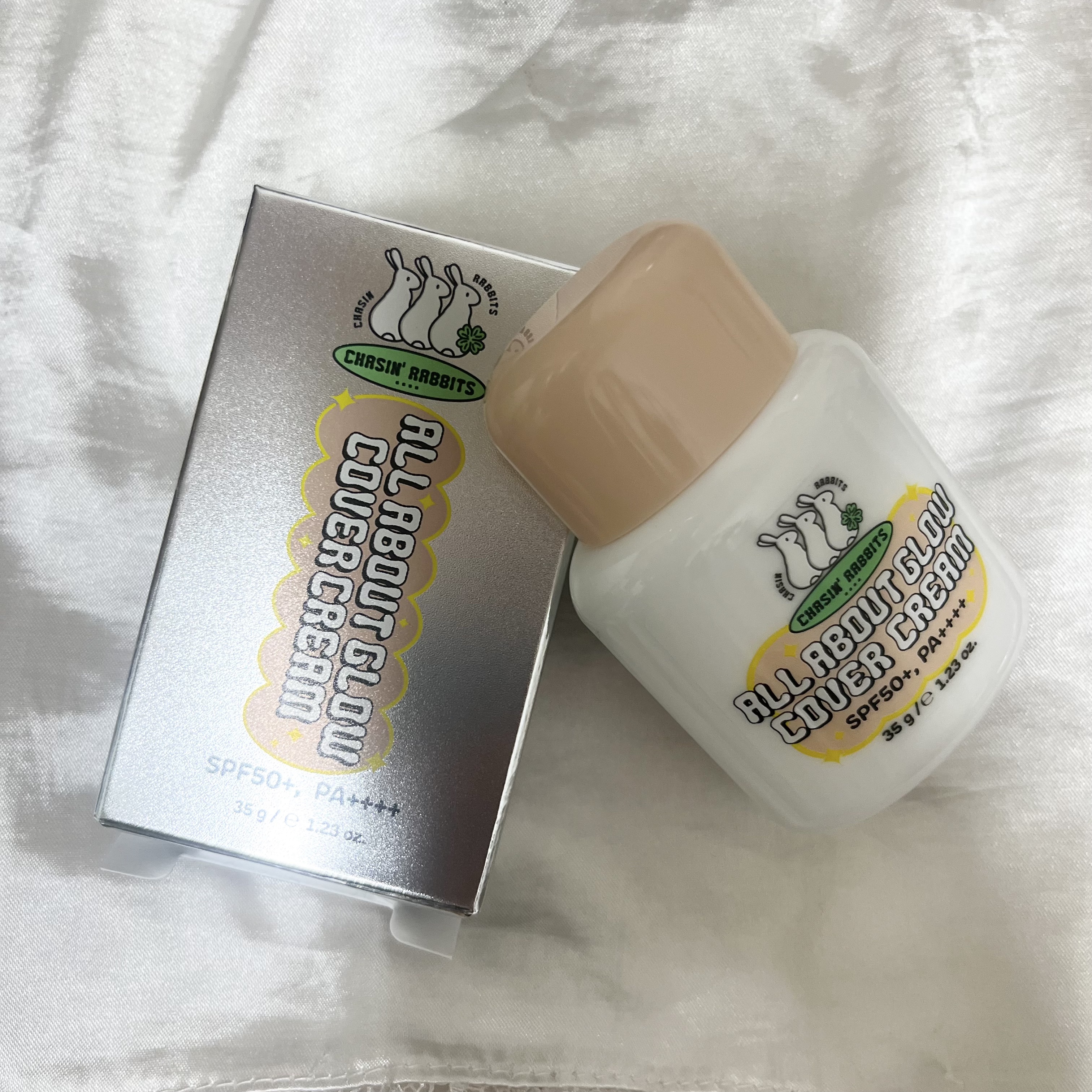 オールアバウトグロウカバークリーム/CHASIN'RABBITS/日焼け止めクリームを使ったクチコミ（1枚目）
