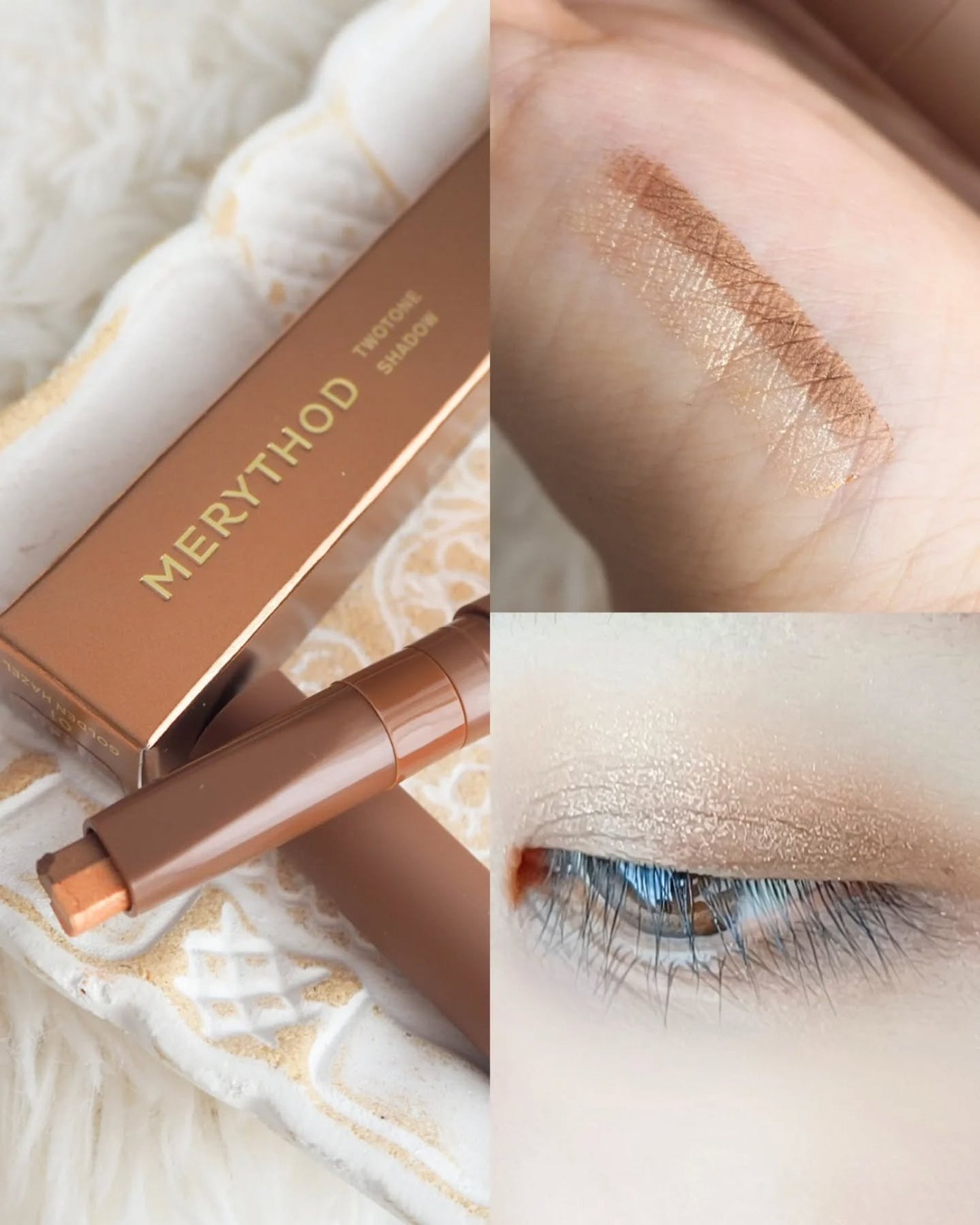ツートーンシャドウ/MERYTHOD/スティックアイシャドウを使ったクチコミ(4枚目)