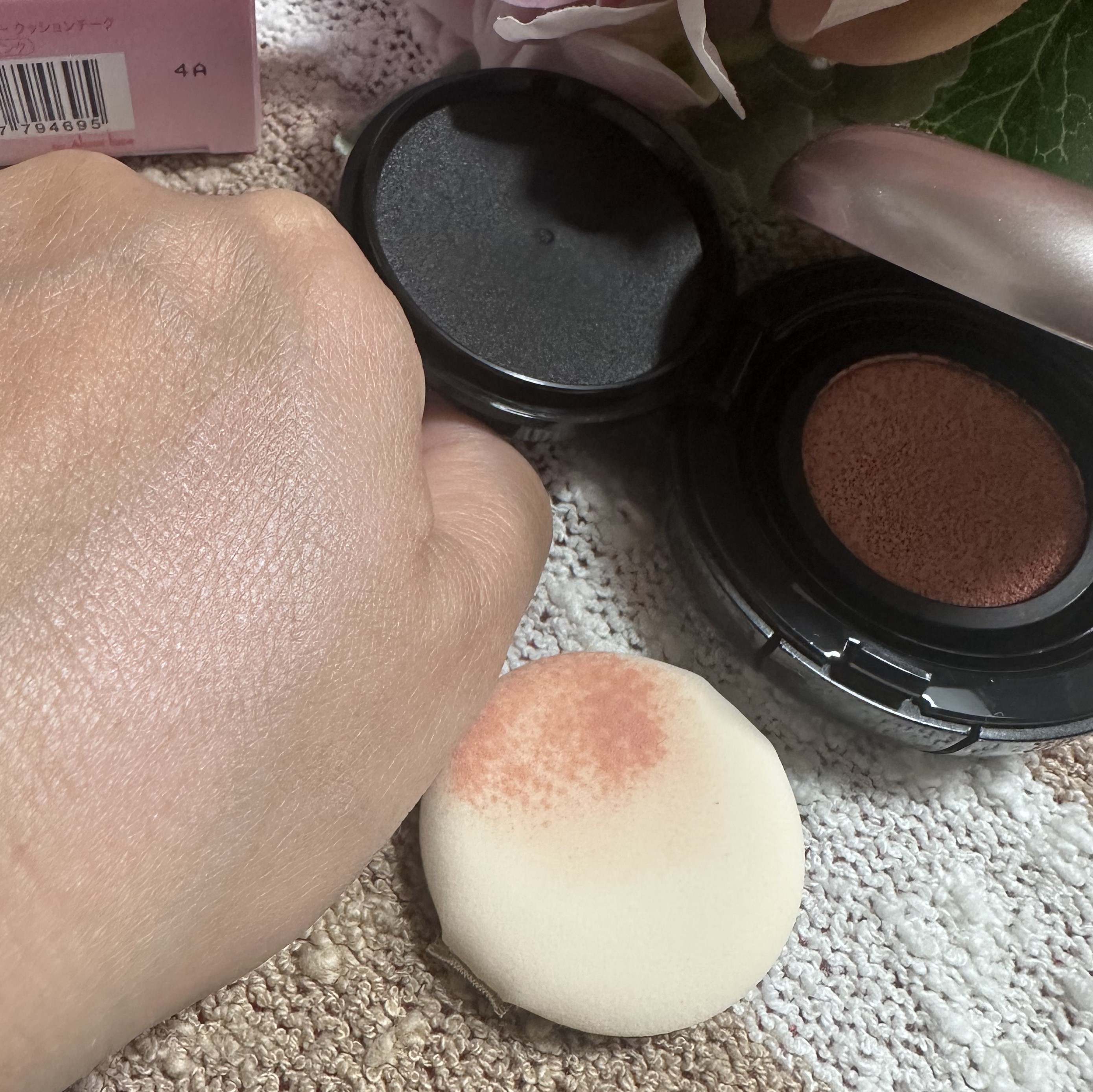 ステファニーピュアカラークッションチーク/ステファニー/リキッドチークを使ったクチコミ（2枚目）