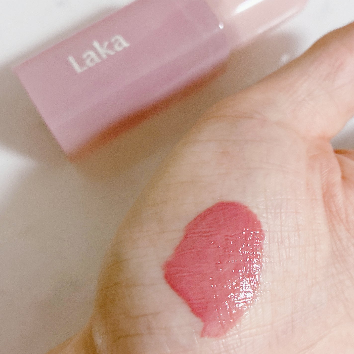 ポッピングバルーンティント/Laka/リップティントを使ったクチコミ(3枚目)
