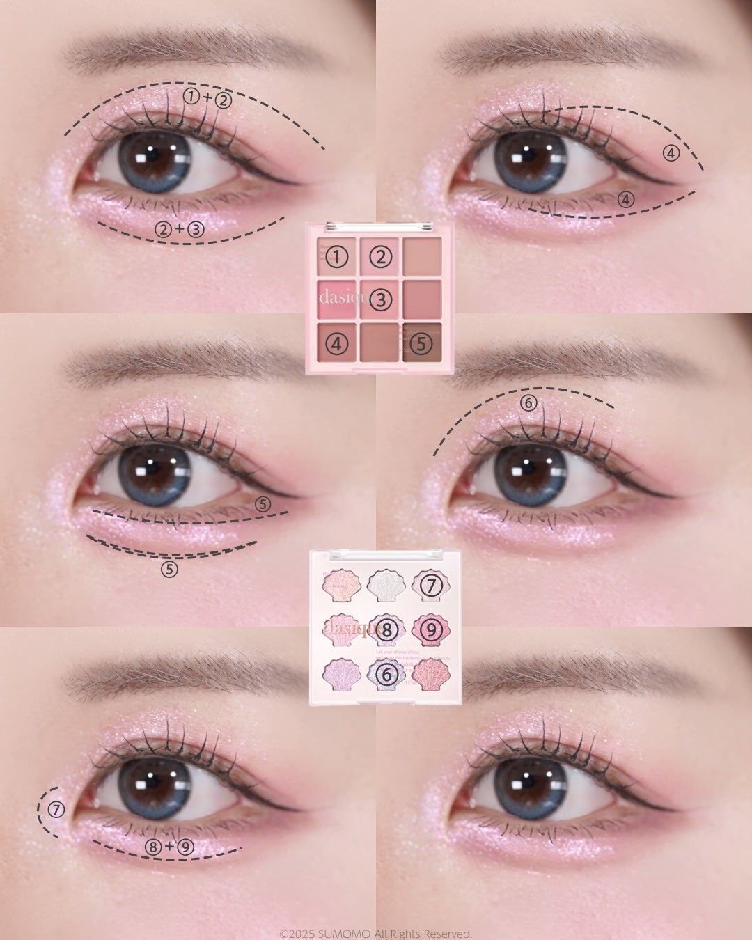 シャドウパレット/dasique/アイシャドウパレットを使ったクチコミ(4枚目)