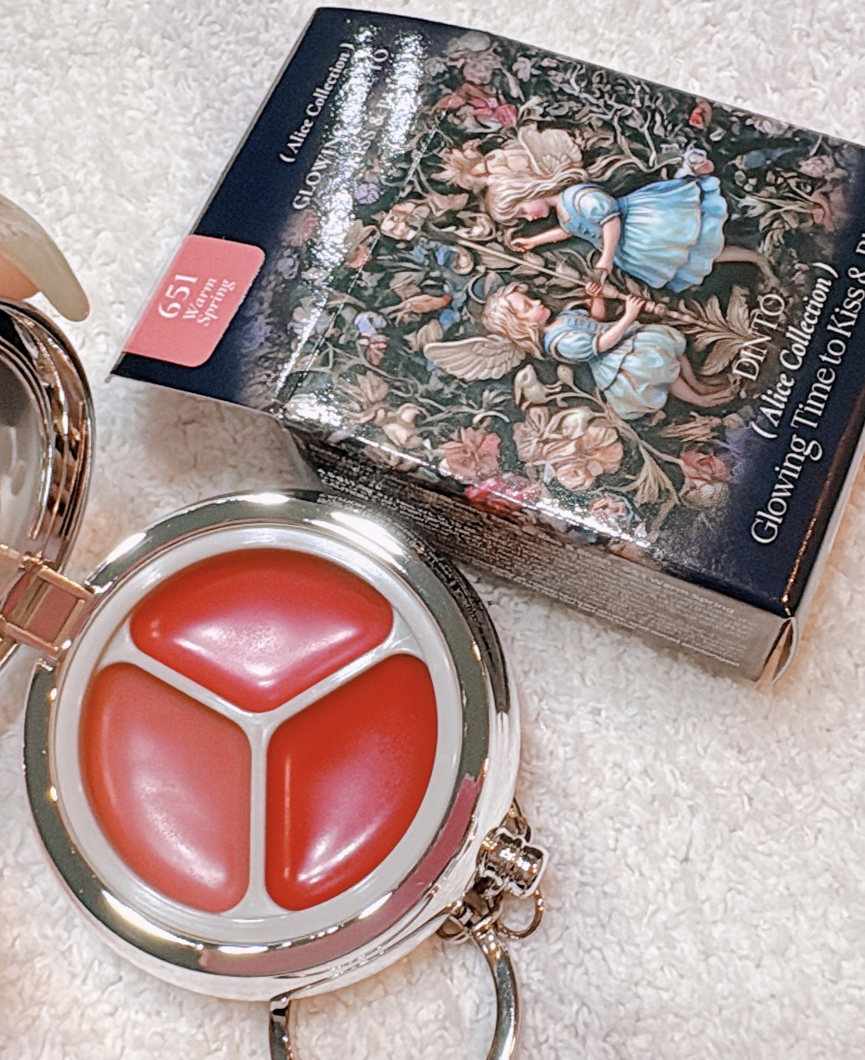 グローイングタイムトゥーキスアンドブラッシュ/Dinto/口紅を使ったクチコミ（3枚目）