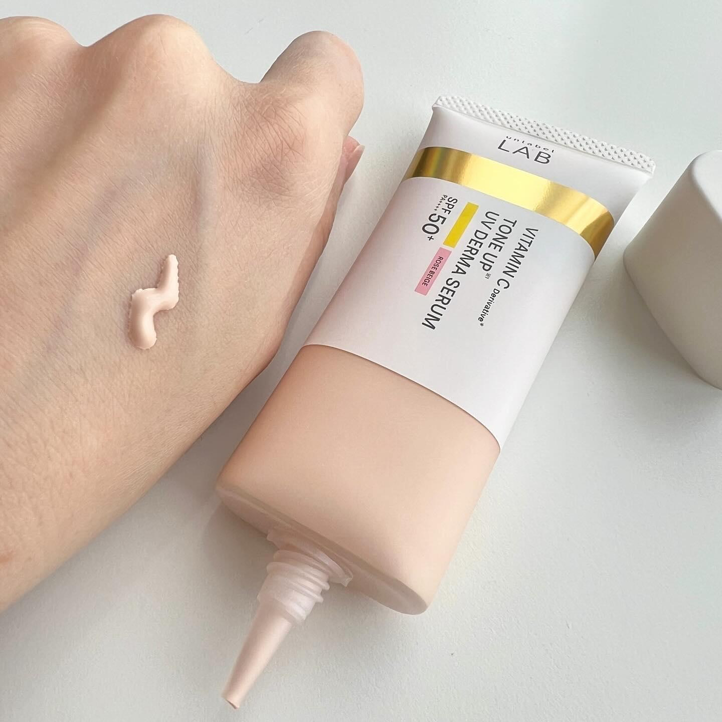 アンレーベル ラボ V トーンアップ UVセラム/unlabel/日焼け止めクリームを使ったクチコミ（2枚目）