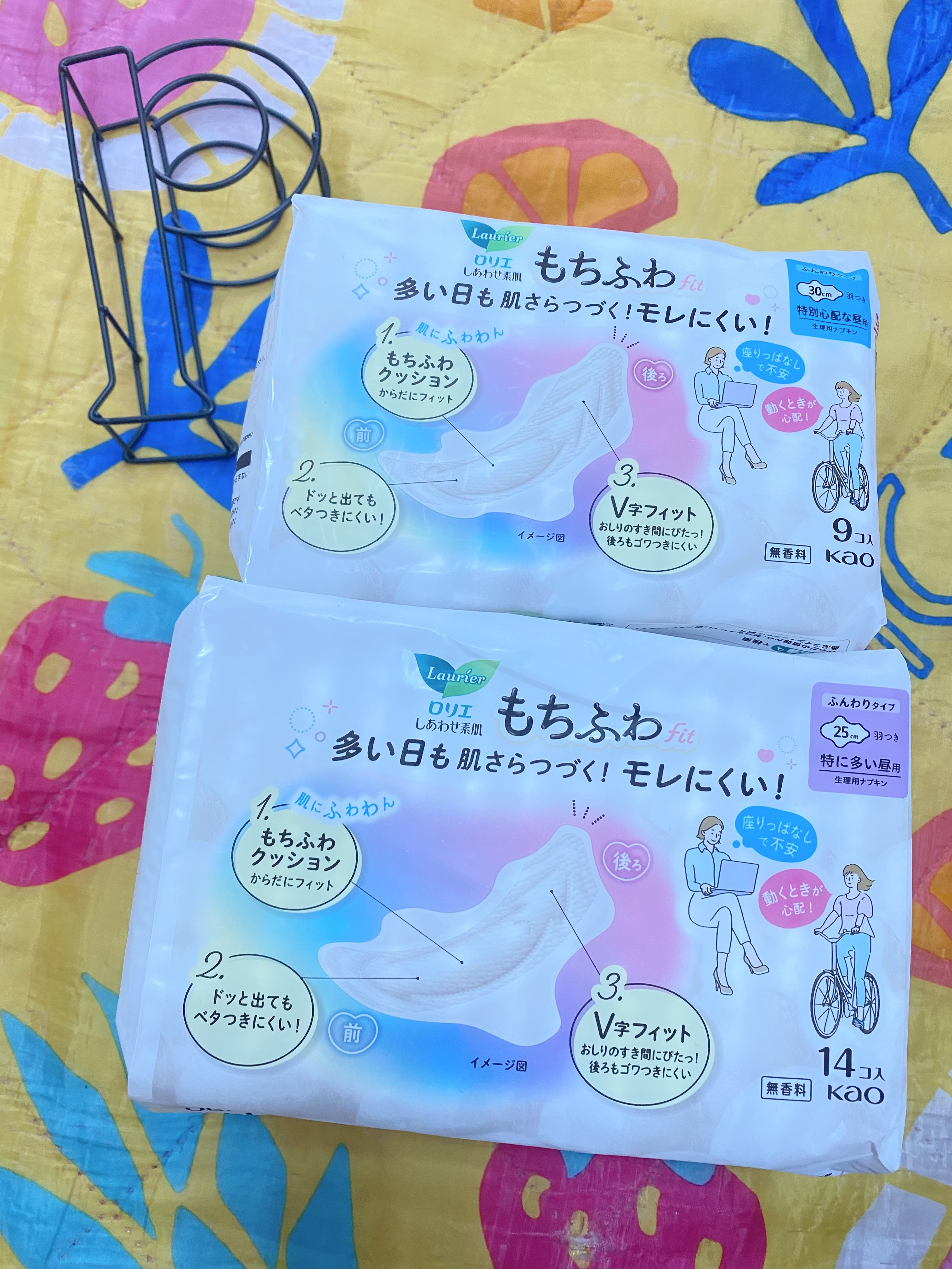 ロリエ もちふわ fit 25cm 羽つき 14コ入 (医薬部外品 )/ロリエ/ナプキンを使ったクチコミ（3枚目）