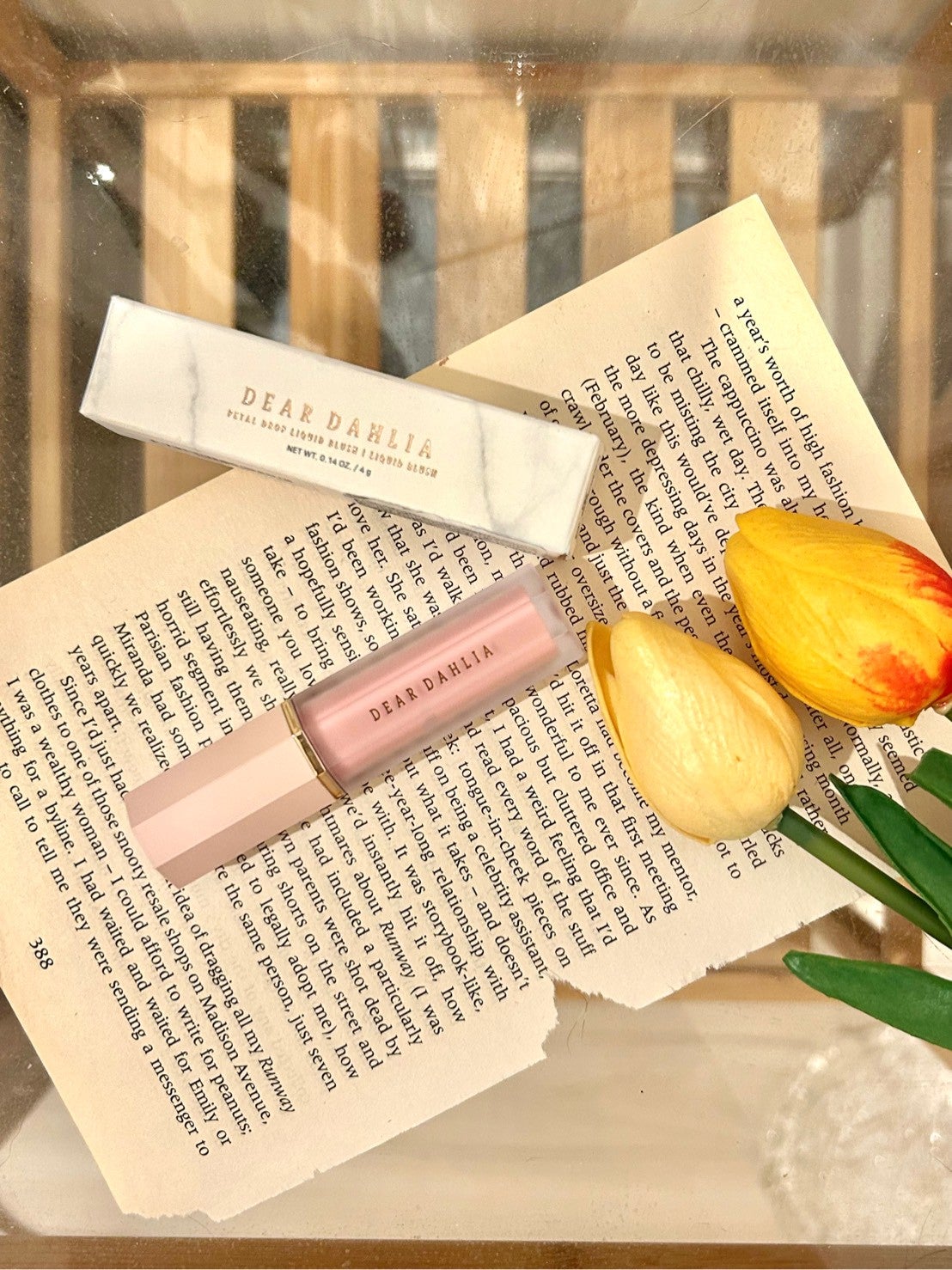 ペタルドロップリキッドブラッシャー/DEAR DAHLIA/リキッドチークを使ったクチコミ(1枚目)