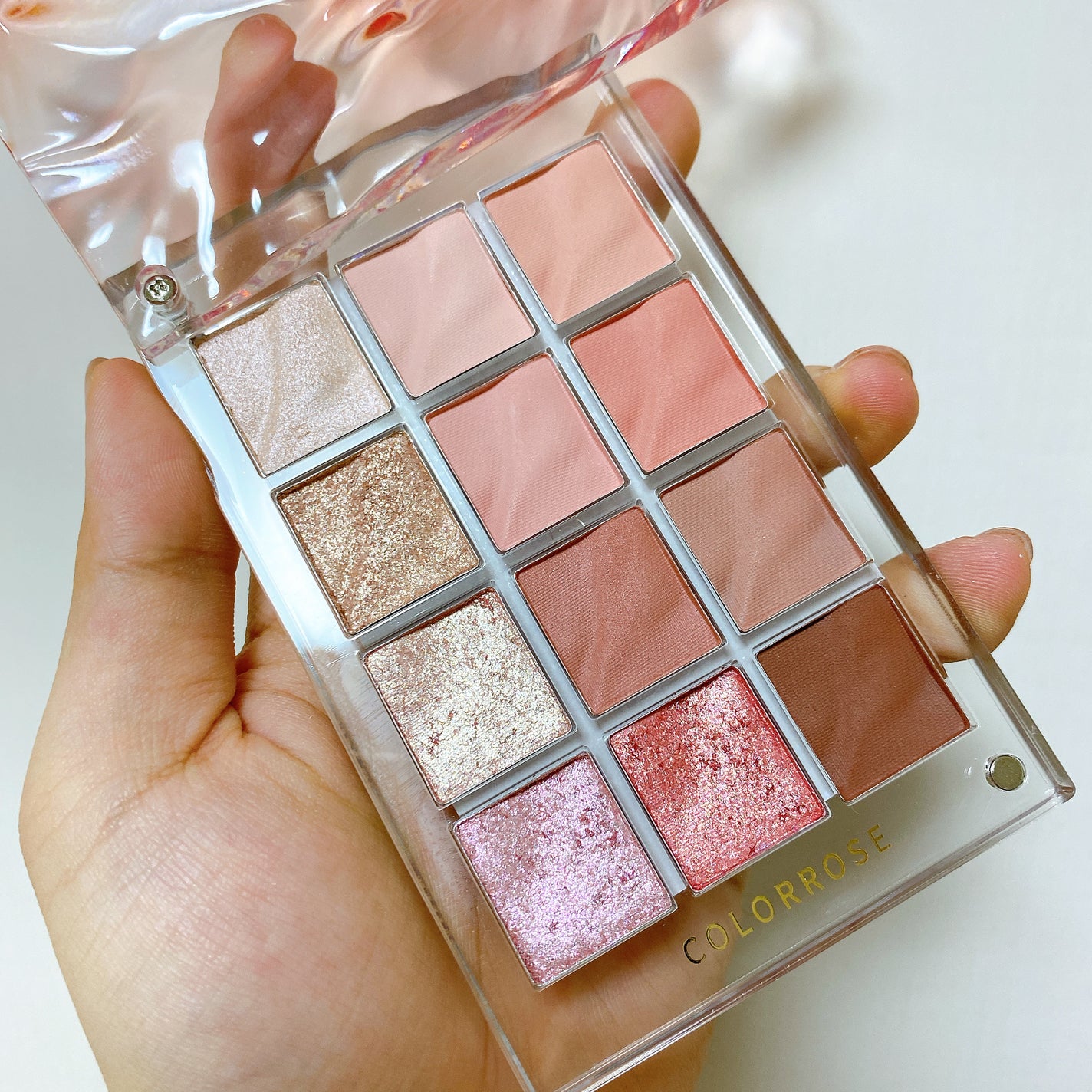 水面アイシャドウパレット/COLORROSE/アイシャドウパレットを使ったクチコミ(3枚目)