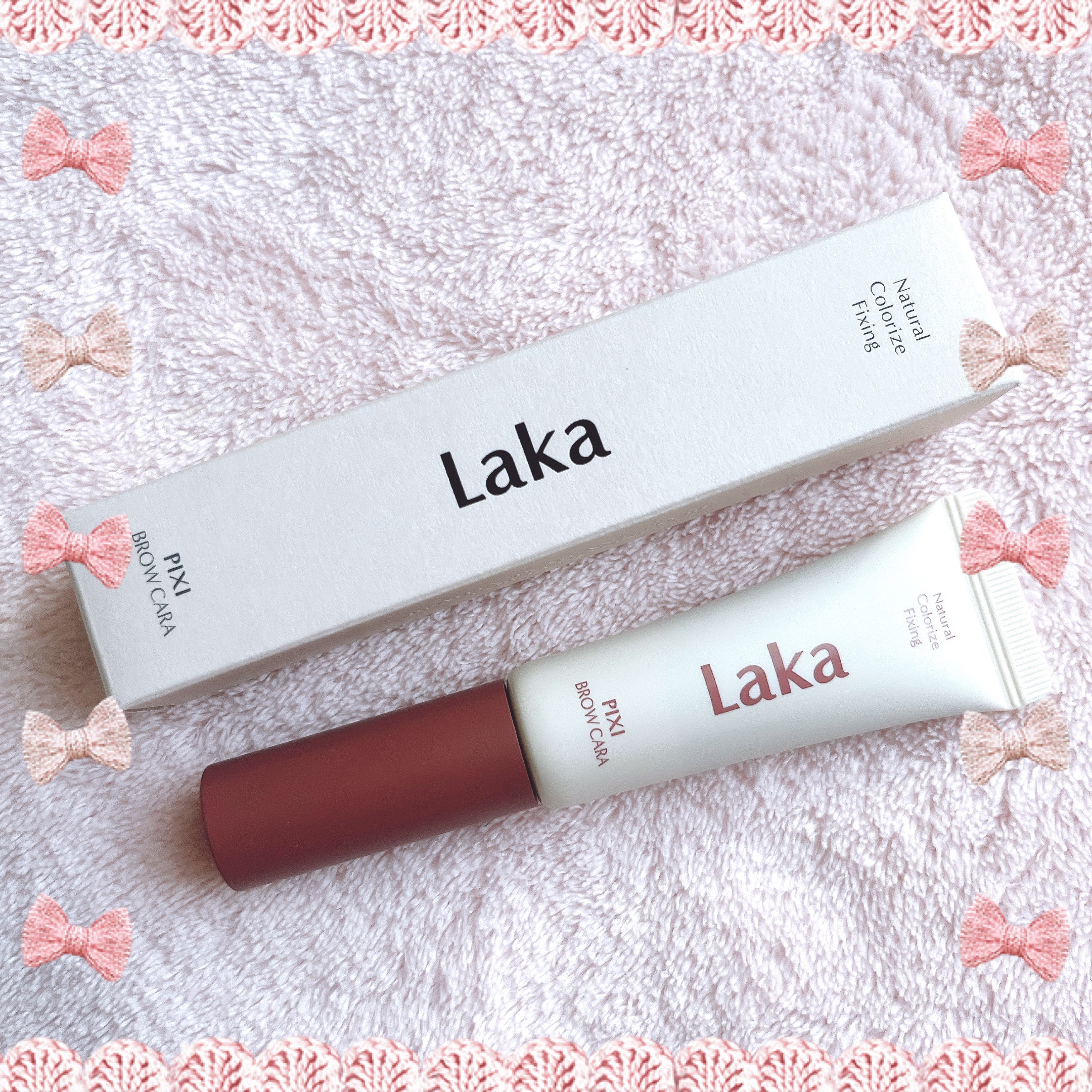 ラカ ピクシーブロウカラ/Laka/眉マスカラを使ったクチコミ（2枚目）