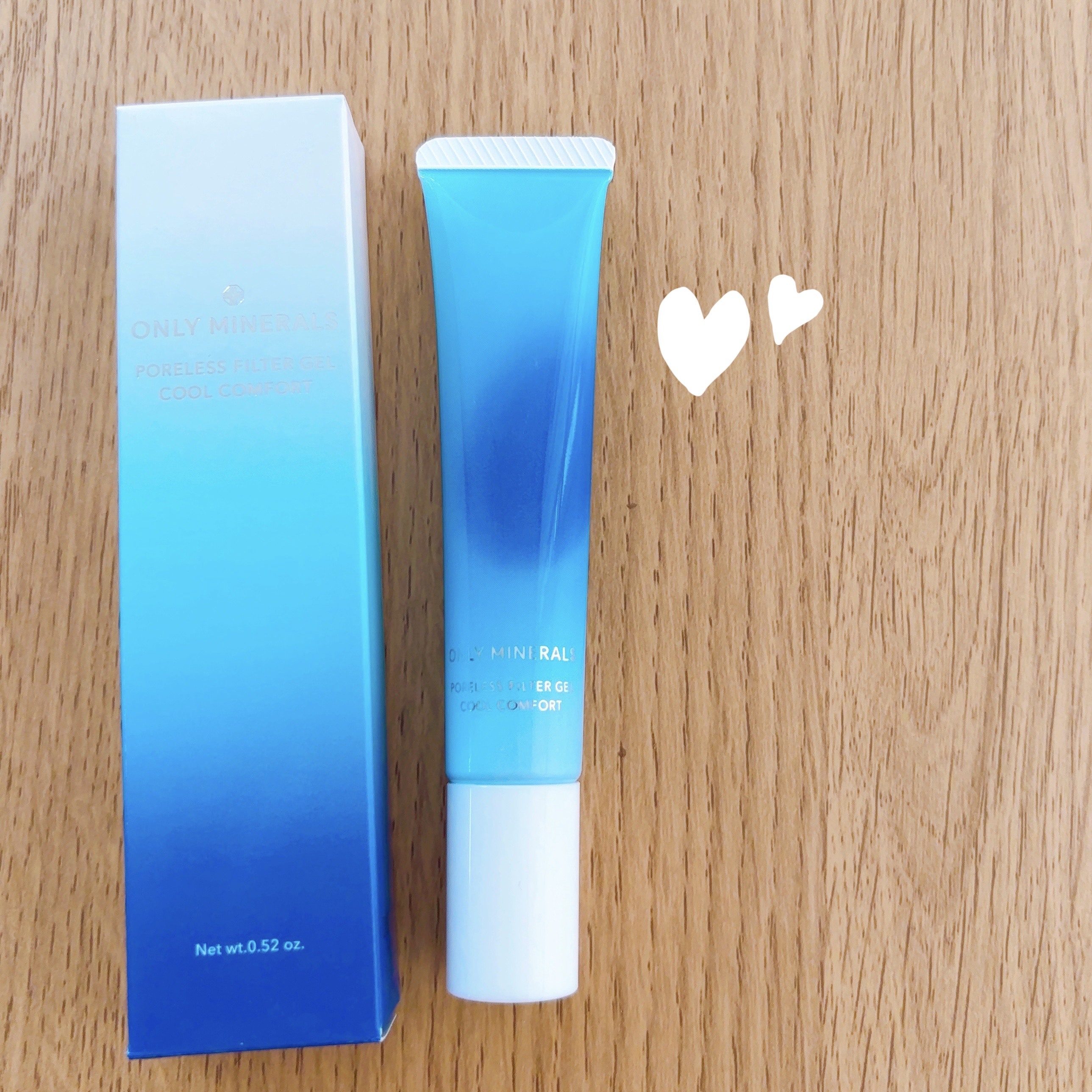 ポアレスフィルタージェル クールコンフォート/ONLY MINERALS/化粧下地を使ったクチコミ（1枚目）