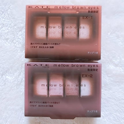 ケイト メロウブラウンアイズ/KATE/アイシャドウパレットを使ったクチコミ(2枚目)