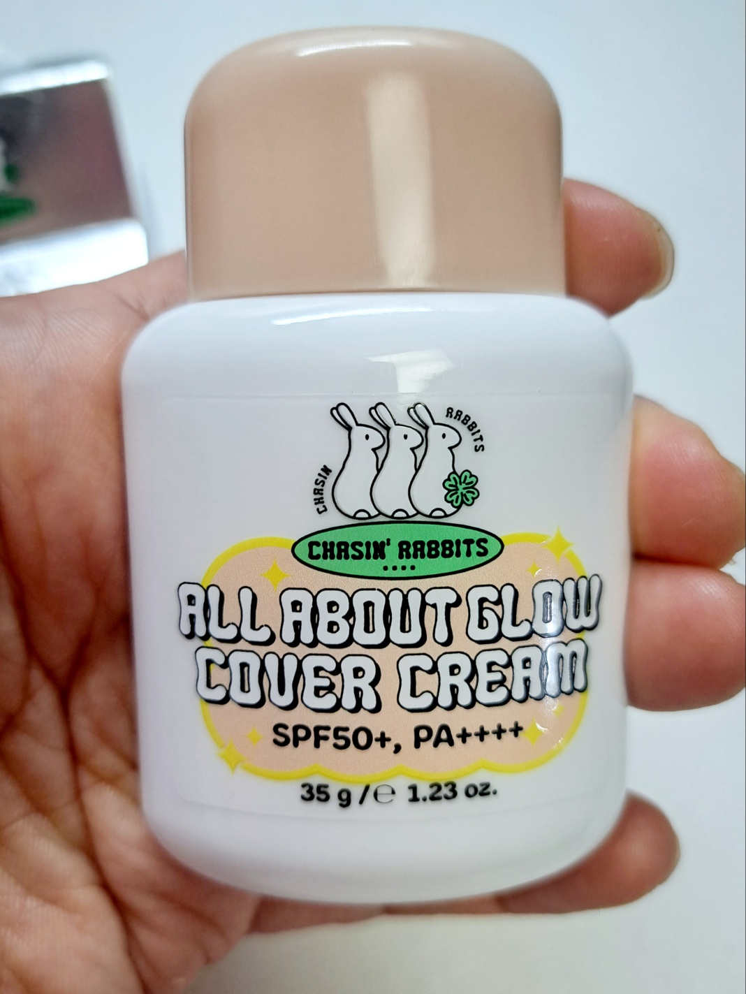 オールアバウトグロウカバークリーム/CHASIN'RABBITS/日焼け止めクリームを使ったクチコミ（1枚目）