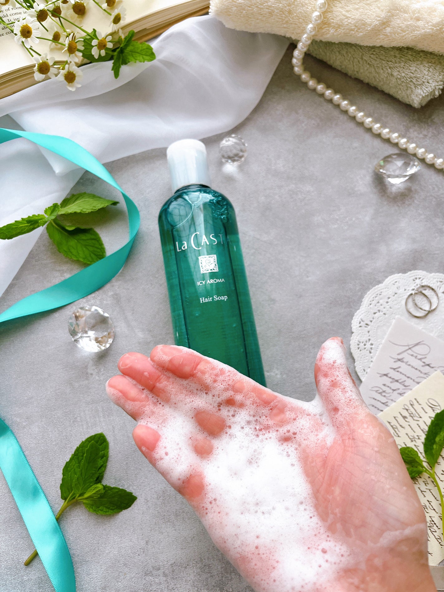 ラ・カスタ アイシーアロマ ヘアソープ /ラ・カスタ/市販シャンプーを使ったクチコミ(4枚目)