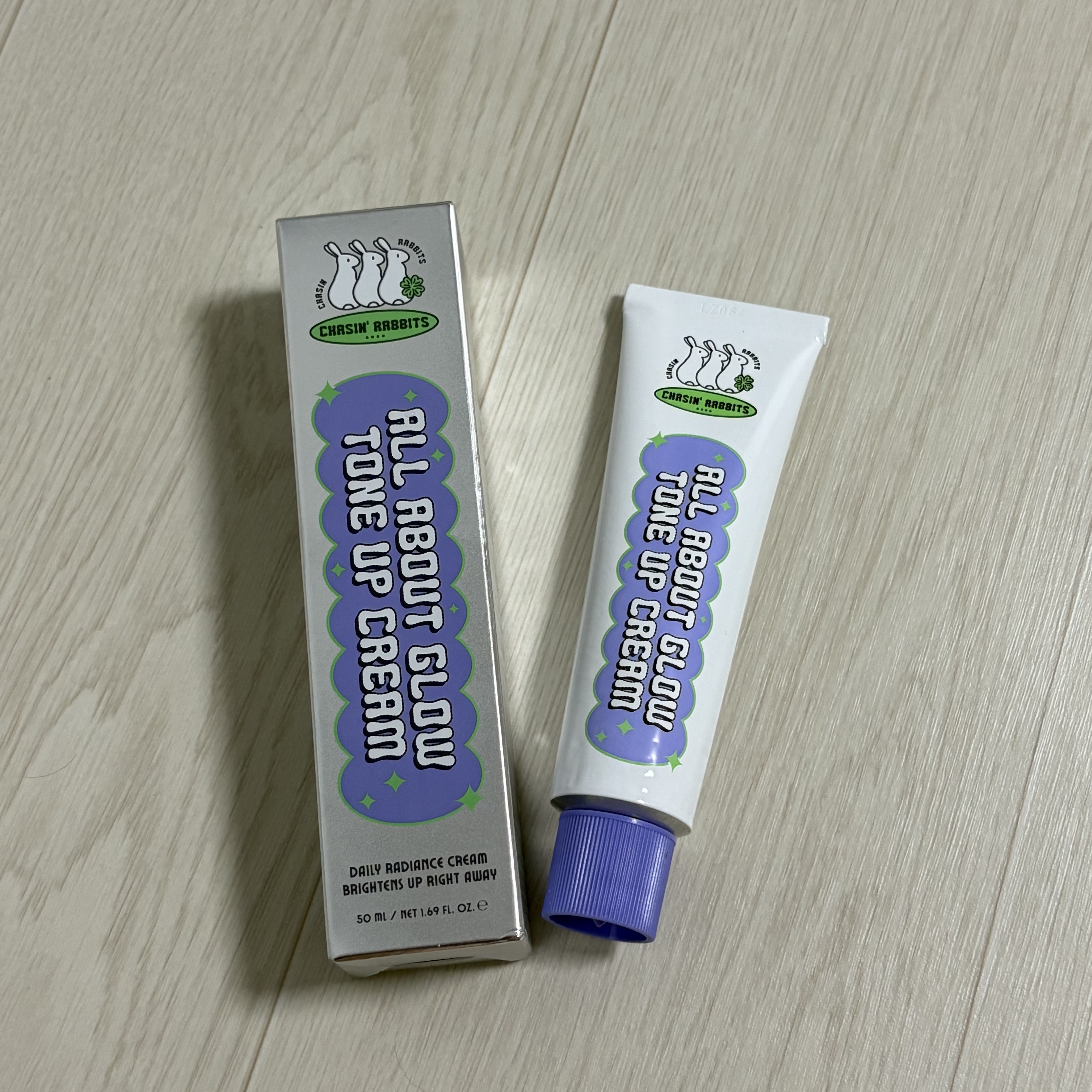 オールアバウトグロウトーンアップクリーム/CHASIN'RABBITS/化粧下地を使ったクチコミ（1枚目）